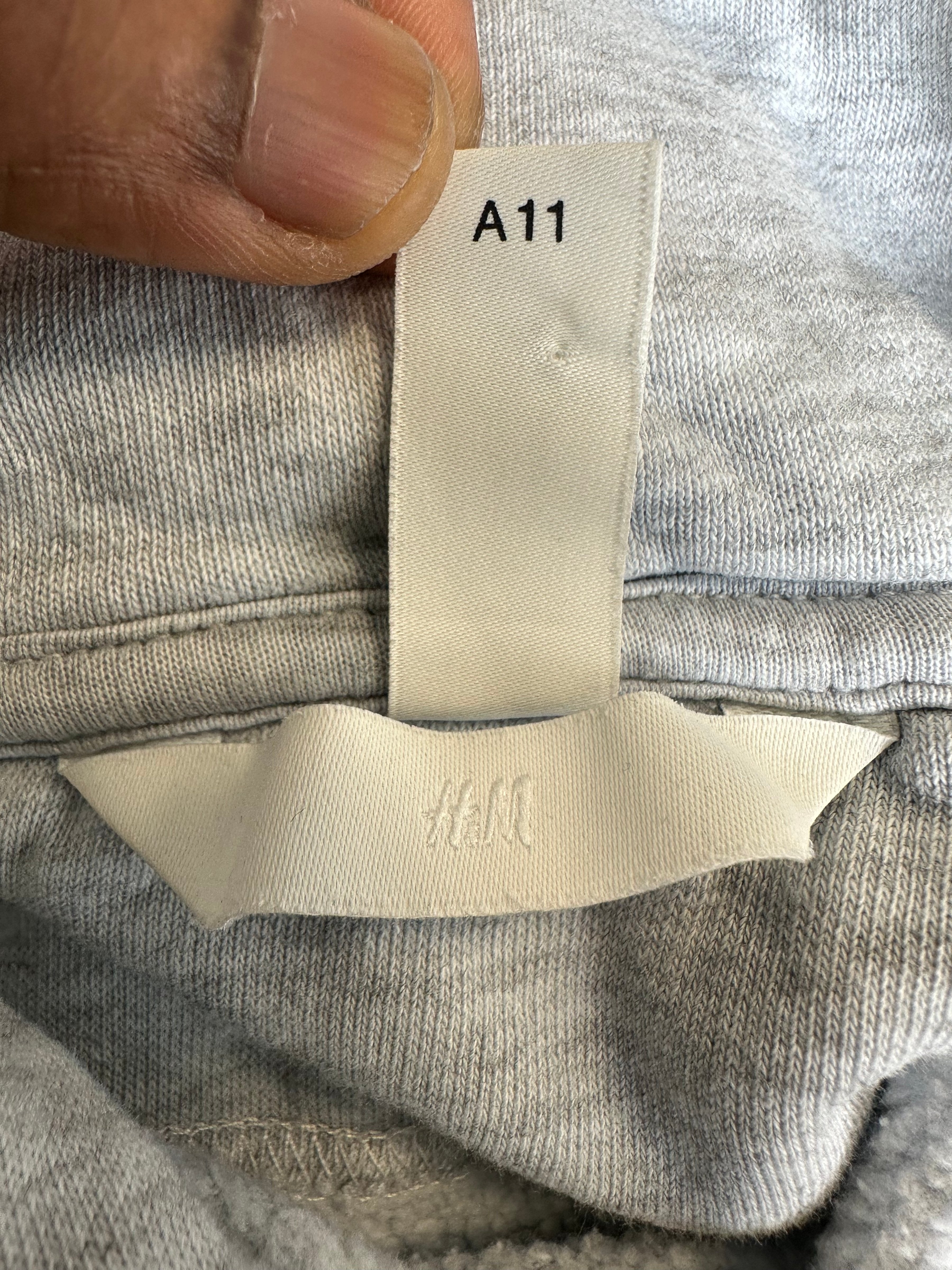 H&M Basic Grey Hoodie, Size M, Very Good Condition