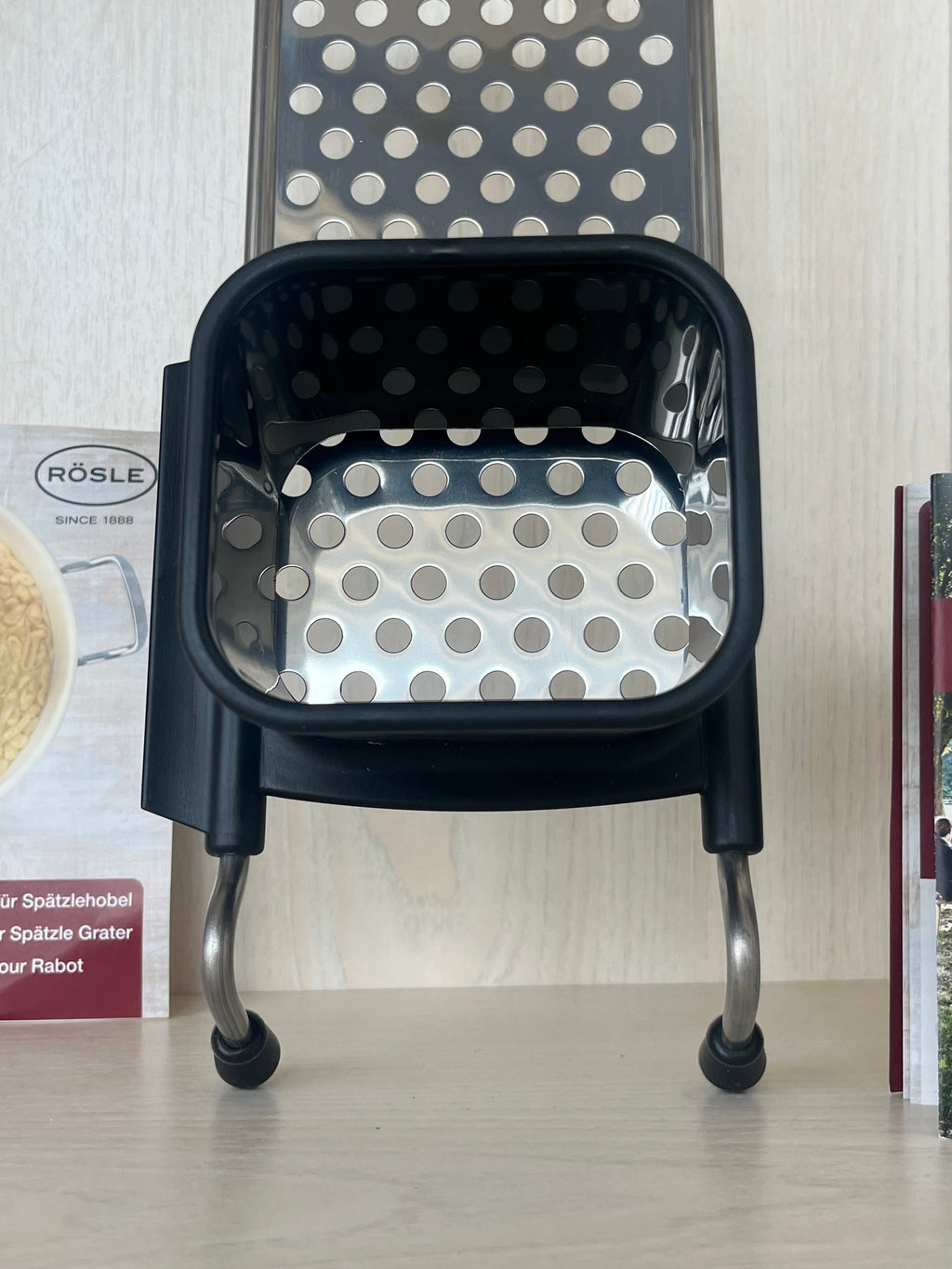 Rösle Spätzle Grater, Stainless Steel, Standard Size, Like New