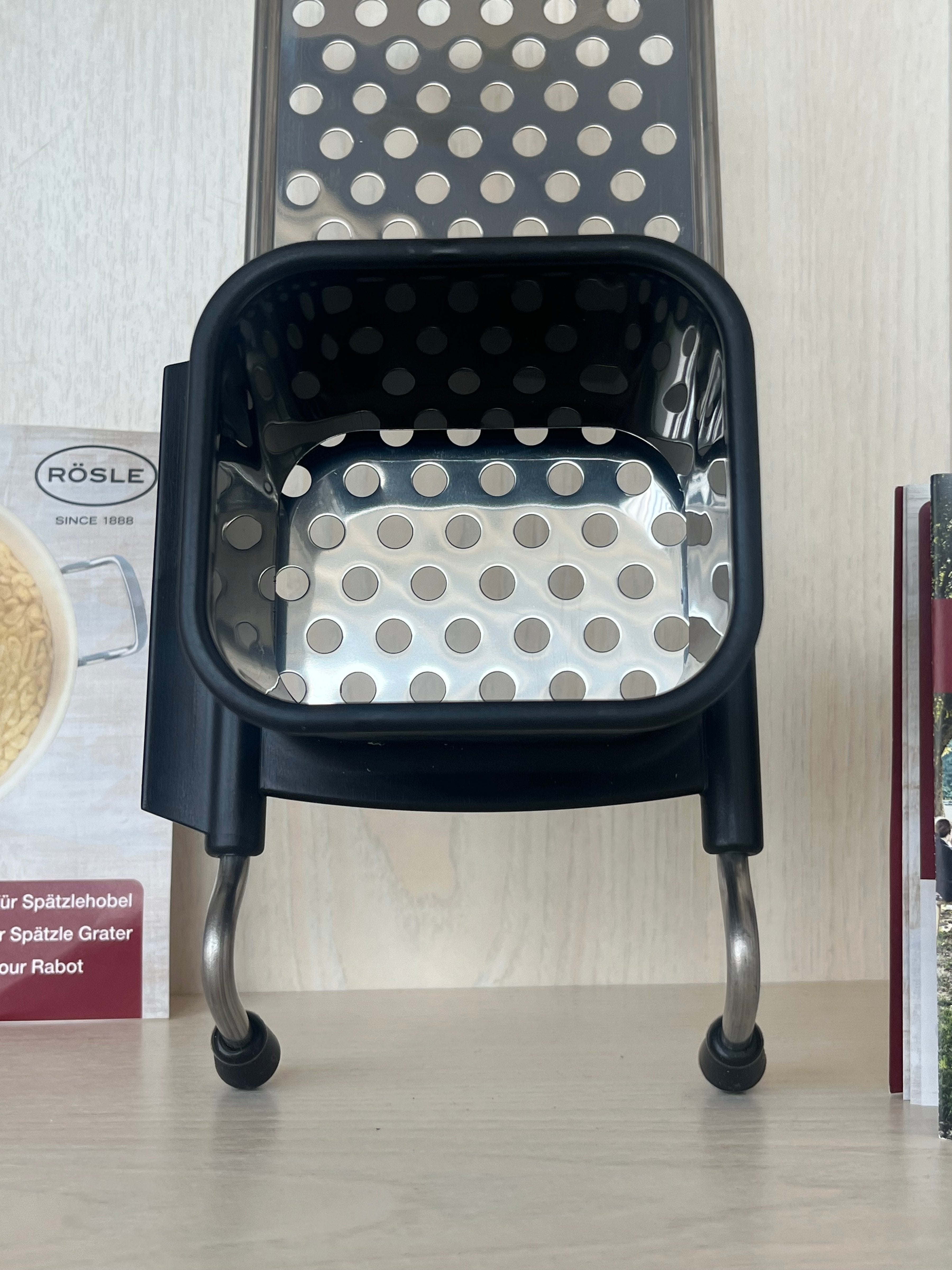 Rösle Spätzle Grater, Stainless Steel, Standard Size, Like New