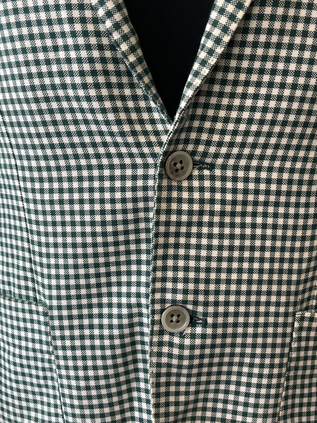 AT.P.CO Blazer S Green Plaid Cotton Good Condition