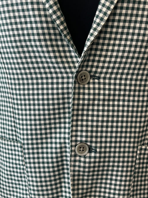 AT.P.CO Blazer S Grün Kariert Baumwolle Guter Zustand
