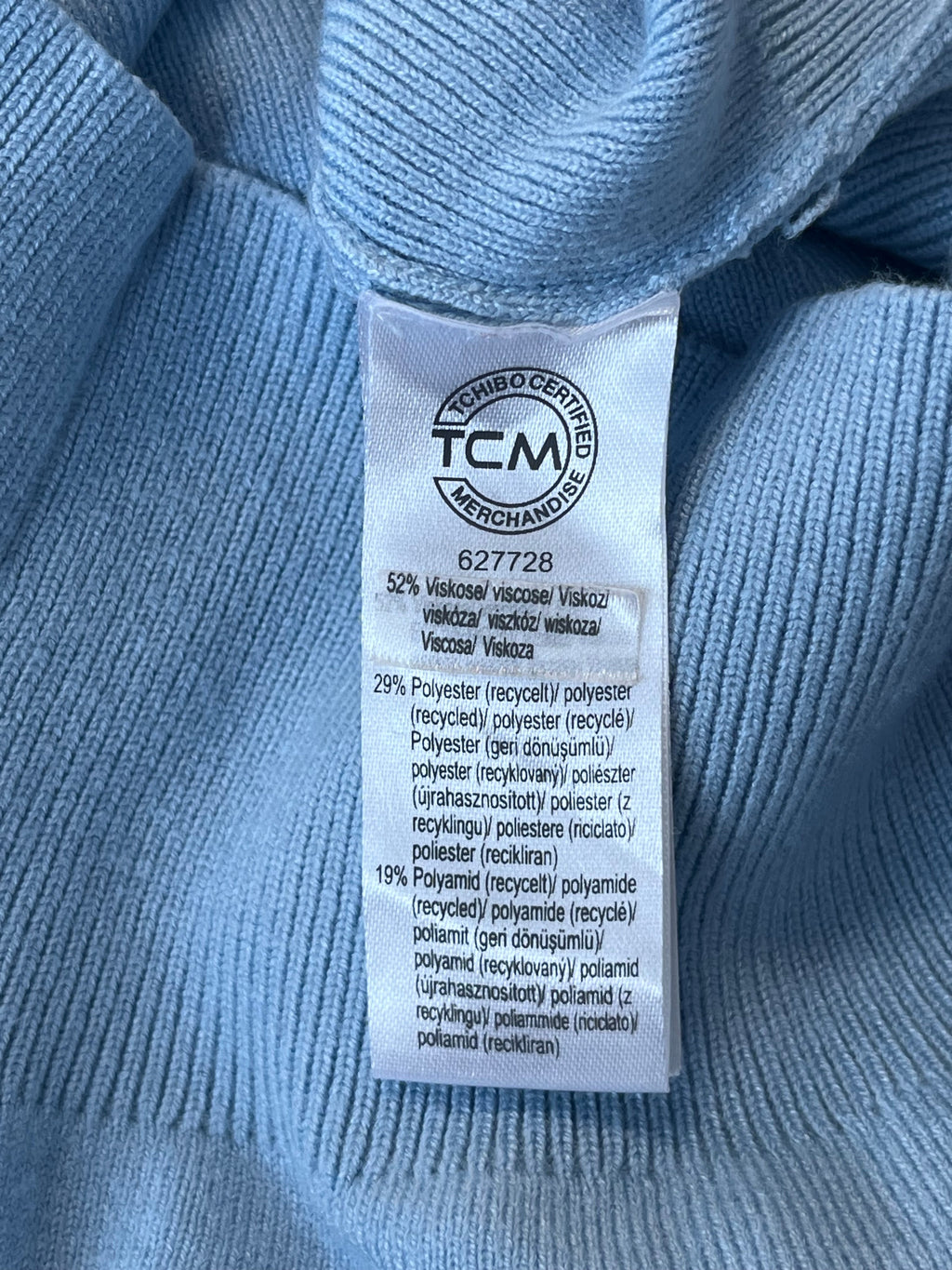 Essentia Women's Wool Cardigan, Light Blue, EU 40/42, Poor Condition