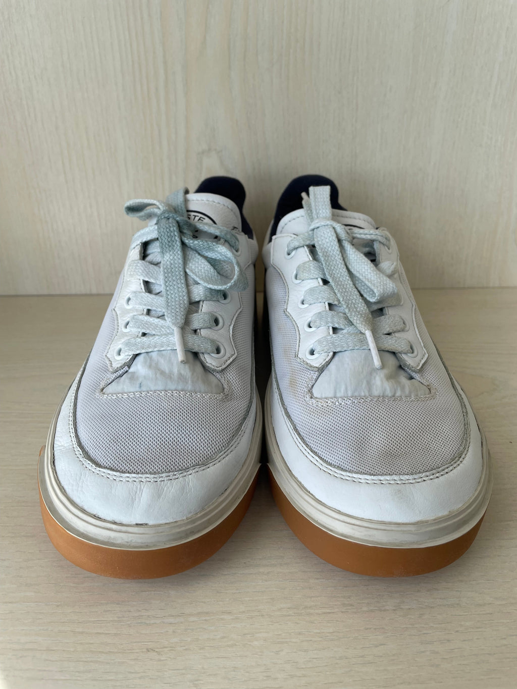 Lacoste G80 Club Sneaker | EU 41 | Weiß/Blau | Leder/Textil | Gebraucht