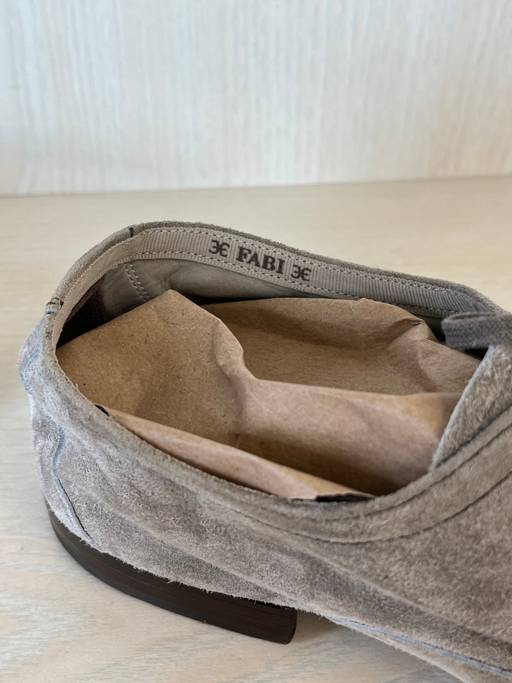 Fabi Herren Oxford Schuhe Wildleder Grau Größe 43 Sehr Gut