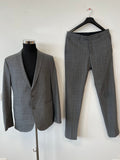 DRYKORN Dynamic Tailoring Anzug Grau Kariert 40L/33 Sehr Gut