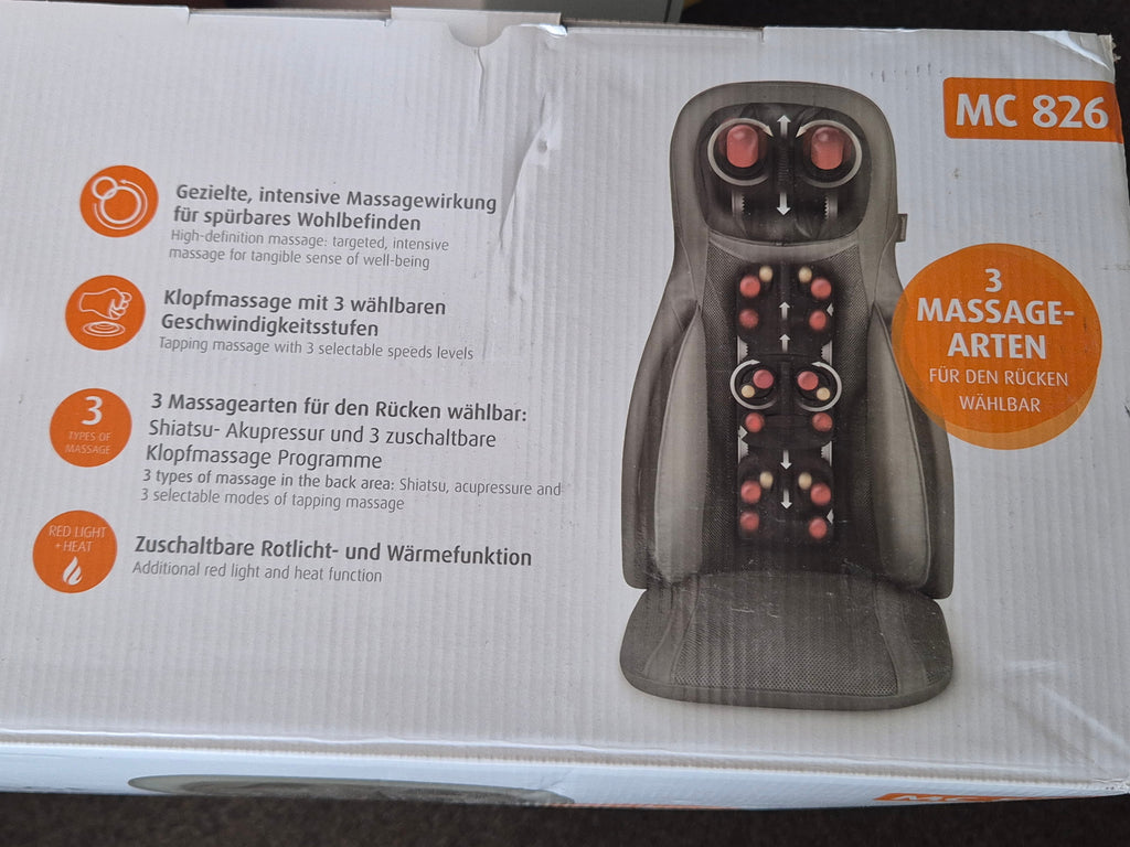 Medisana Shiatsu Massagekissen MC 826, Grau, Normalzustand