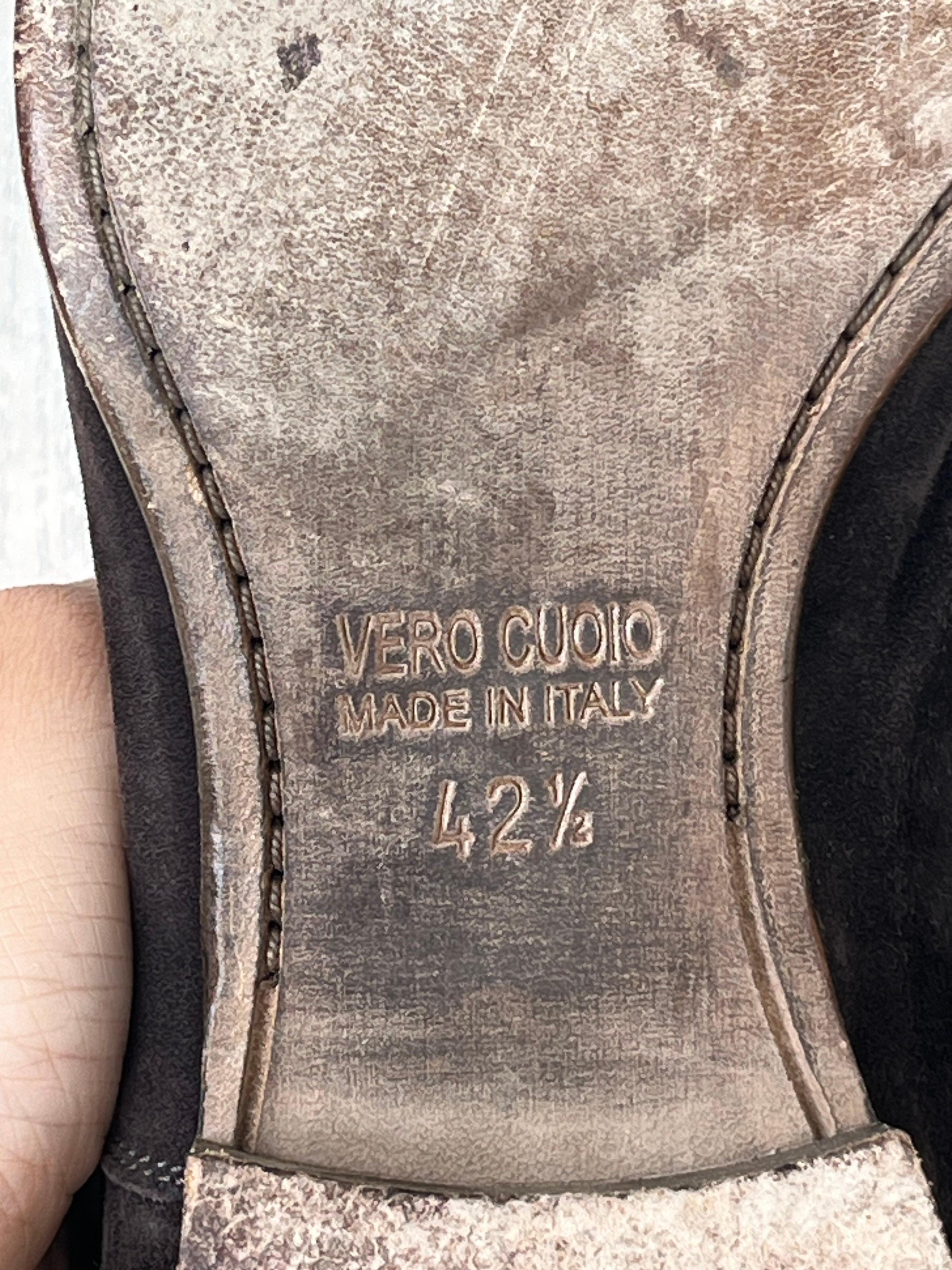 Rizzolli Suede Oxfords Brown 42.5 EU Very Good