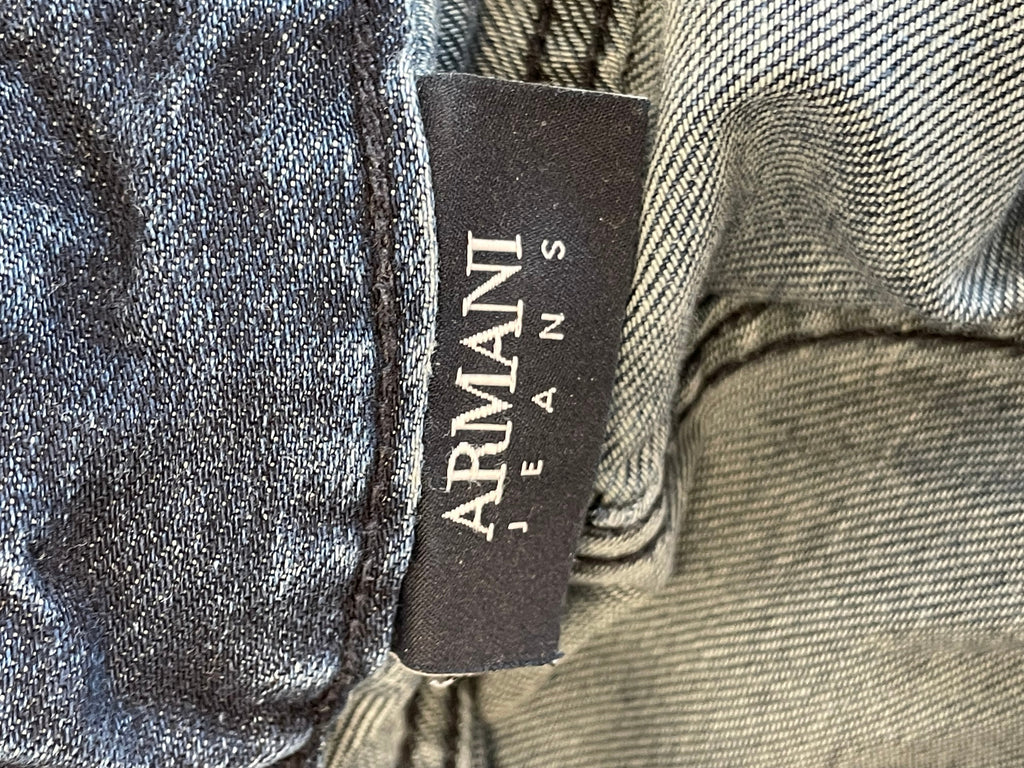 Giorgio Armani Herren Jeans – Classic Straight, Baumwollmix, W33, Defekt