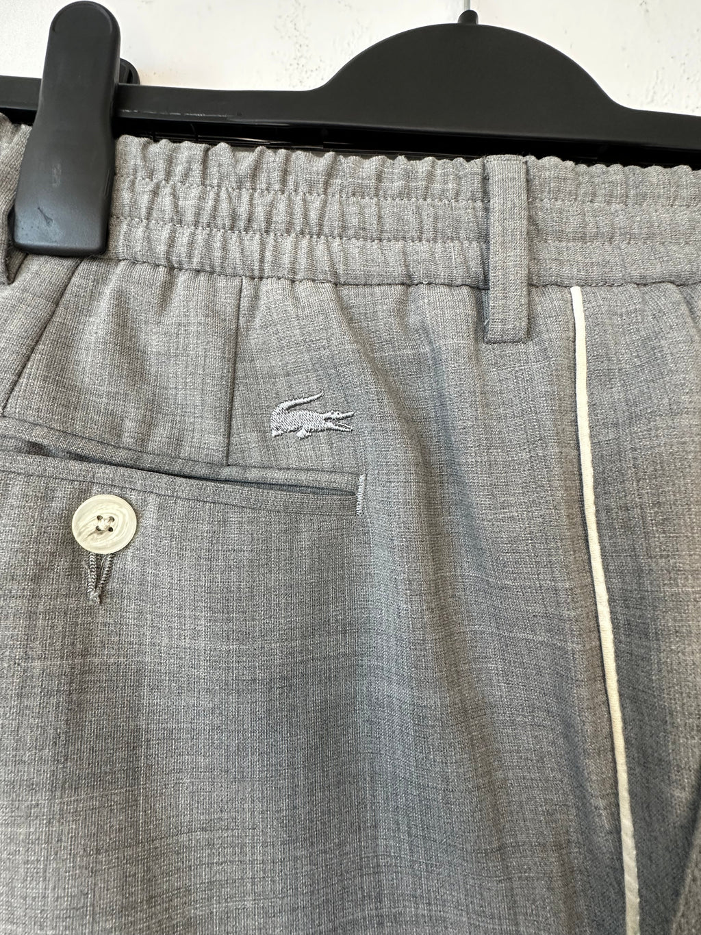 Lacoste 2-piece Suit (EU 50) - Grey Regular Fit Blazer + Trousers, Like New
