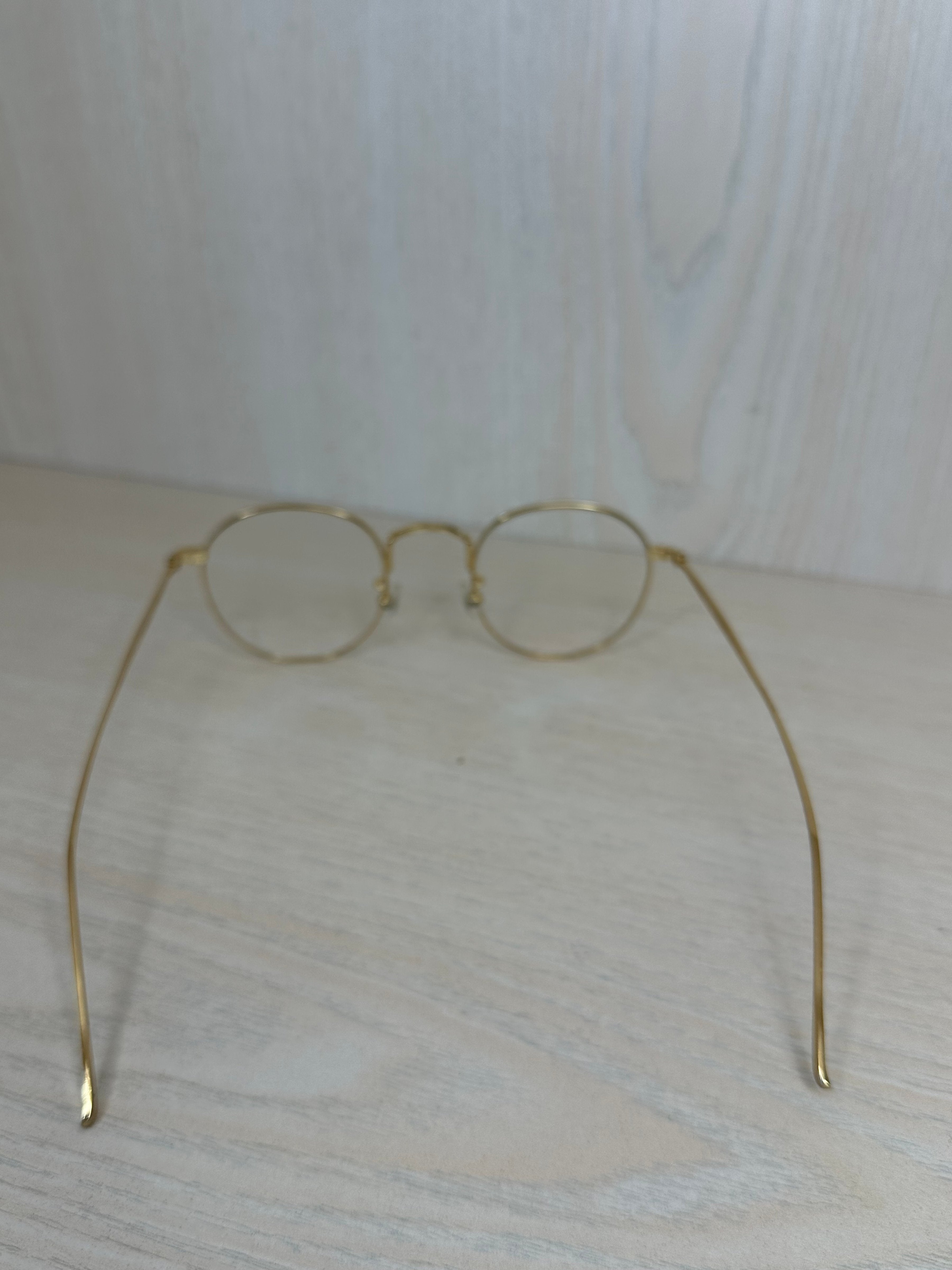 Ace & Tate Caines Brille – Gold, 46-24-150, Metall, Zustand: Gut