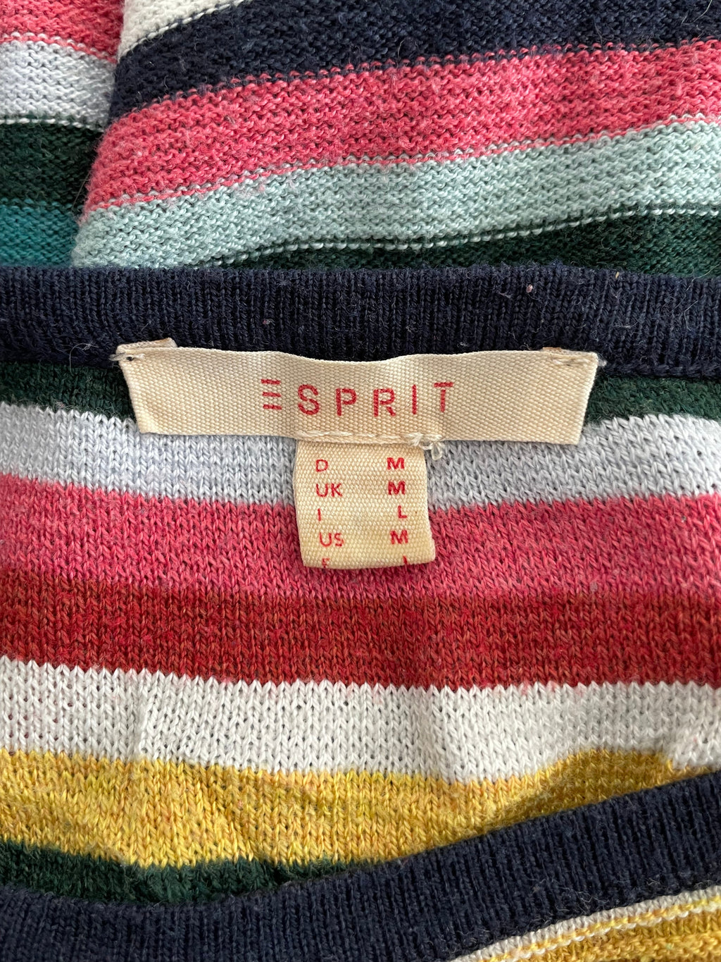 Esprit Signature Stripe Pullover, Gr. M, Multicolor, sehr guter Zustand