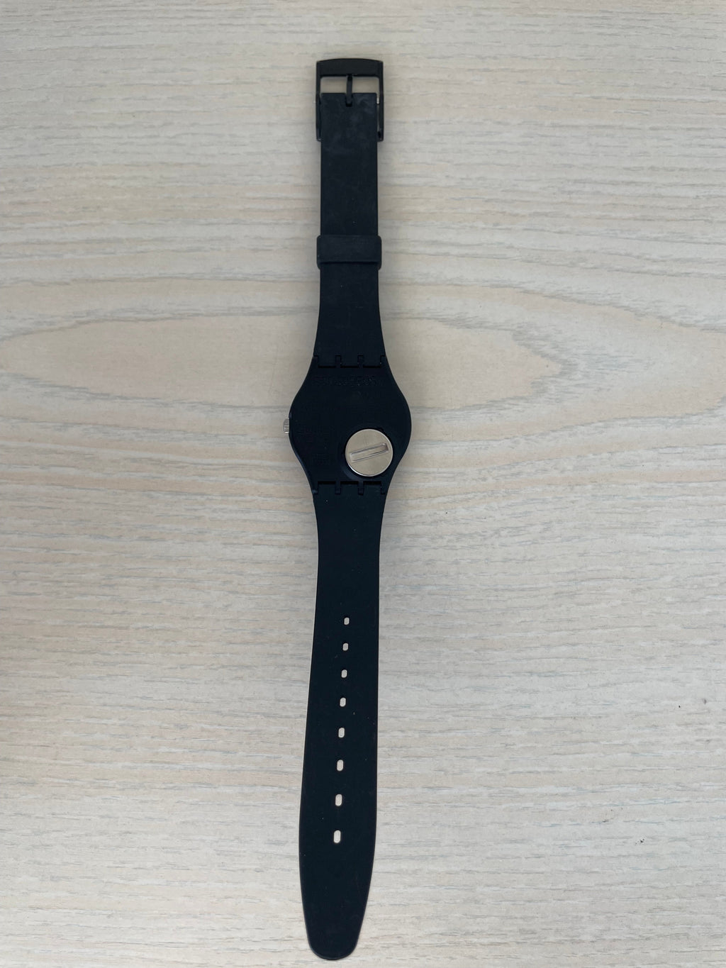 Swatch Uhr GB417 Turnover, 34mm, Sehr Gut, Batterien inkl., Kratzer am Band