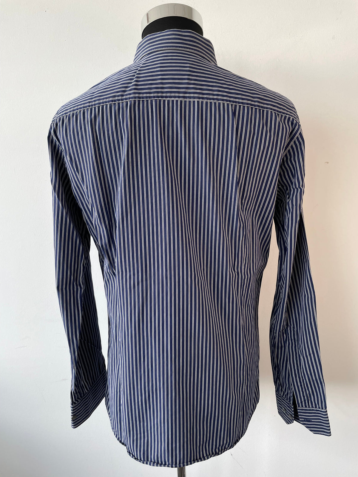 Hugo Boss Herrenhemd Hugo Slim Line Blau/Weiß L Sehr Gut