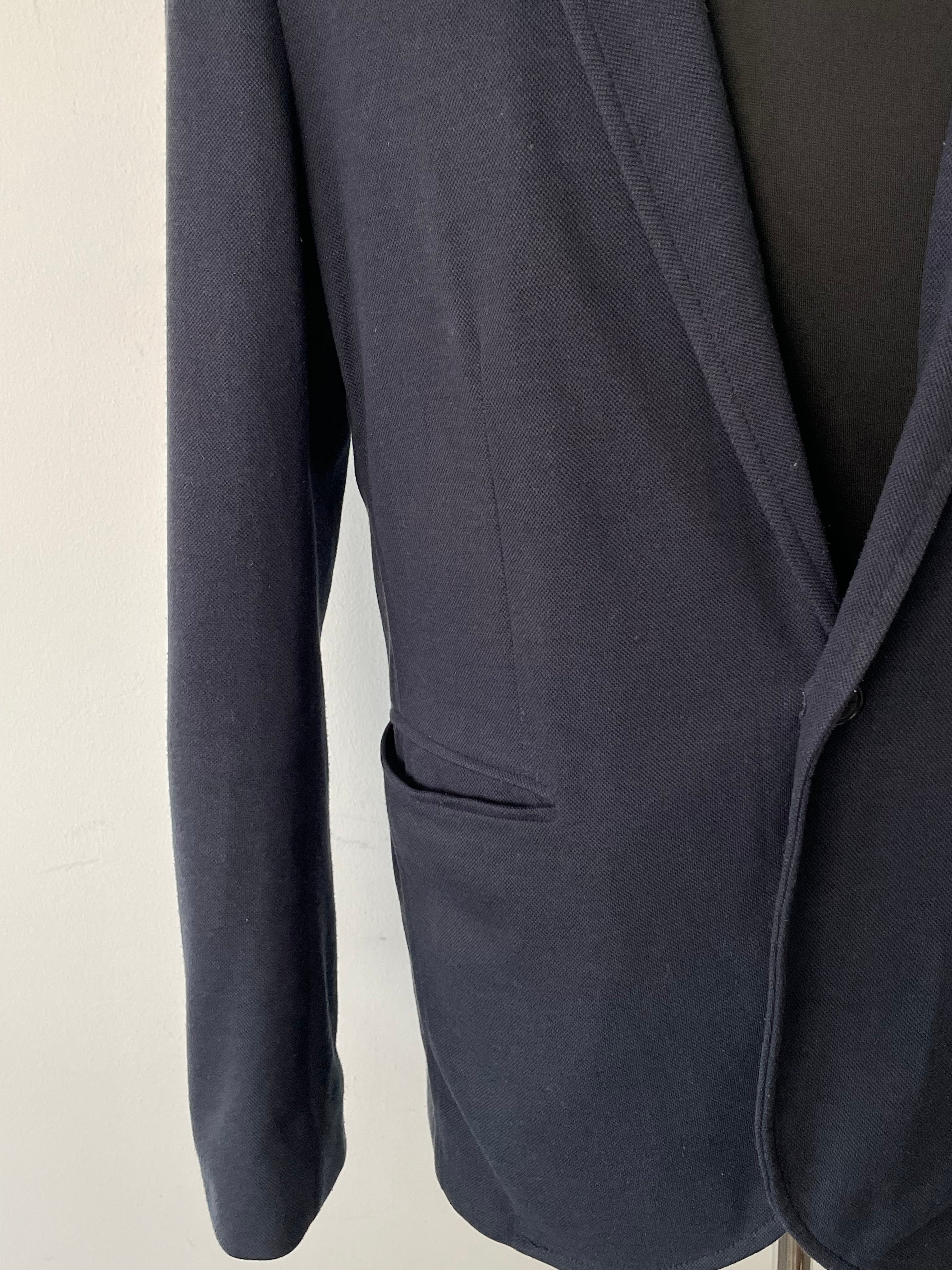 Zara Man Slim-Fit Blazer Dark Blue – Size XL, Good Condition