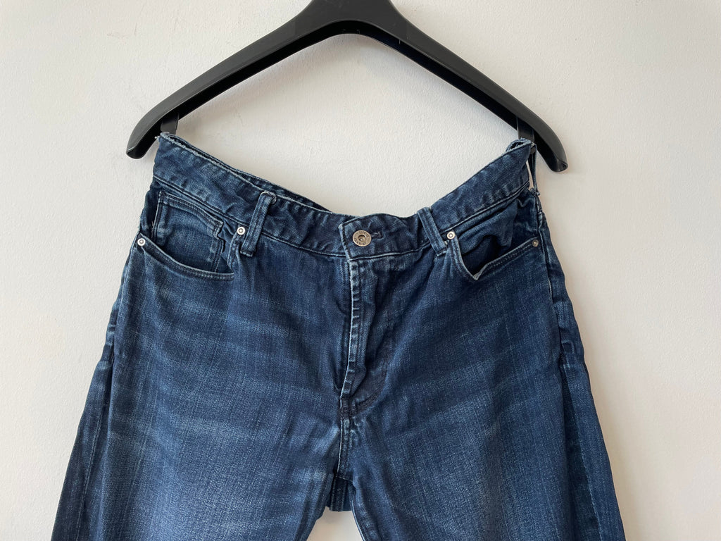Giorgio Armani Herren Jeans – Classic Straight, Baumwollmix, W33, Defekt