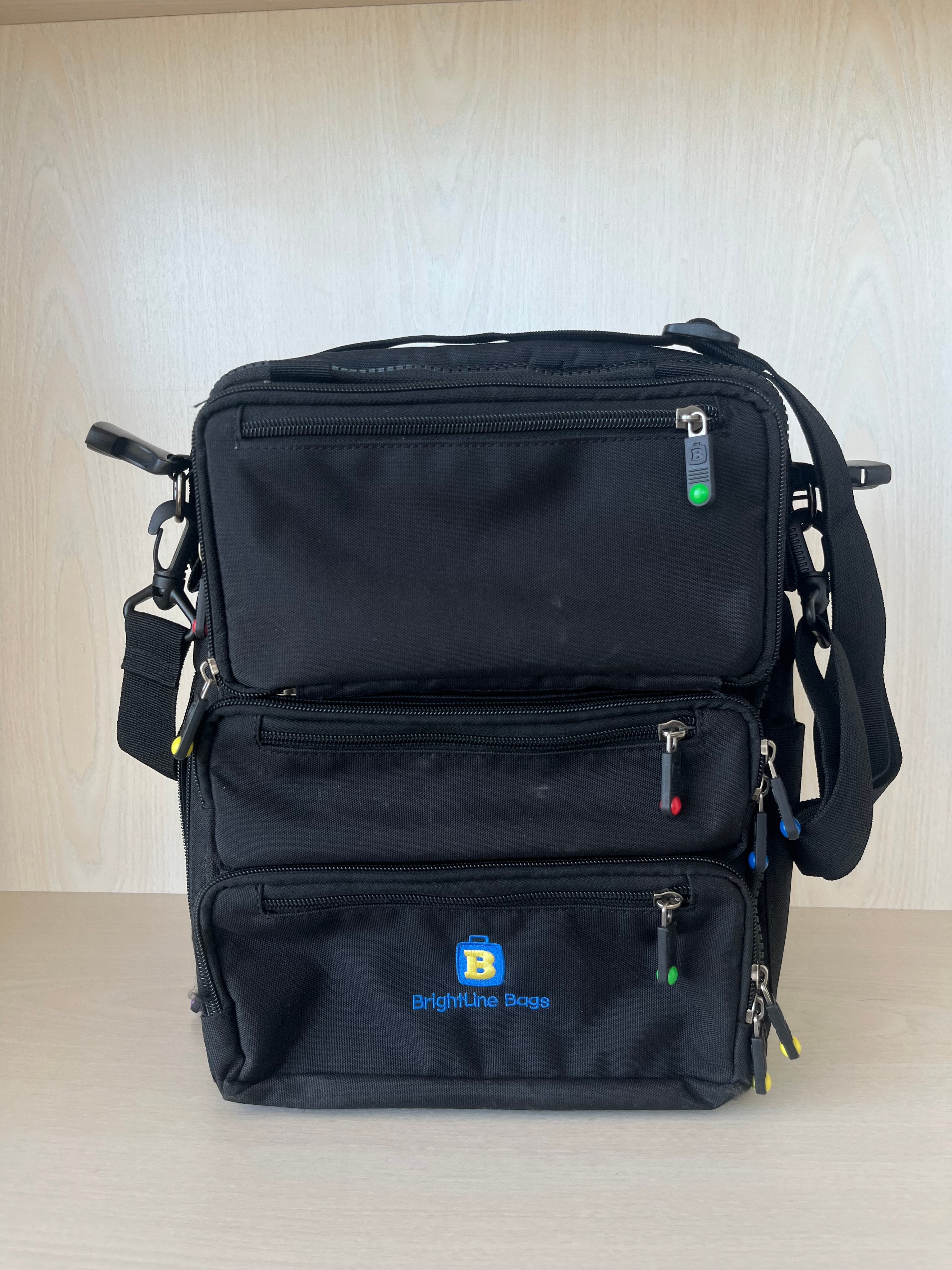 BrightLine Bags B7 Flex, Mittel, Nylon, Sehr Gut, 26x33x21 cm, Schwarz