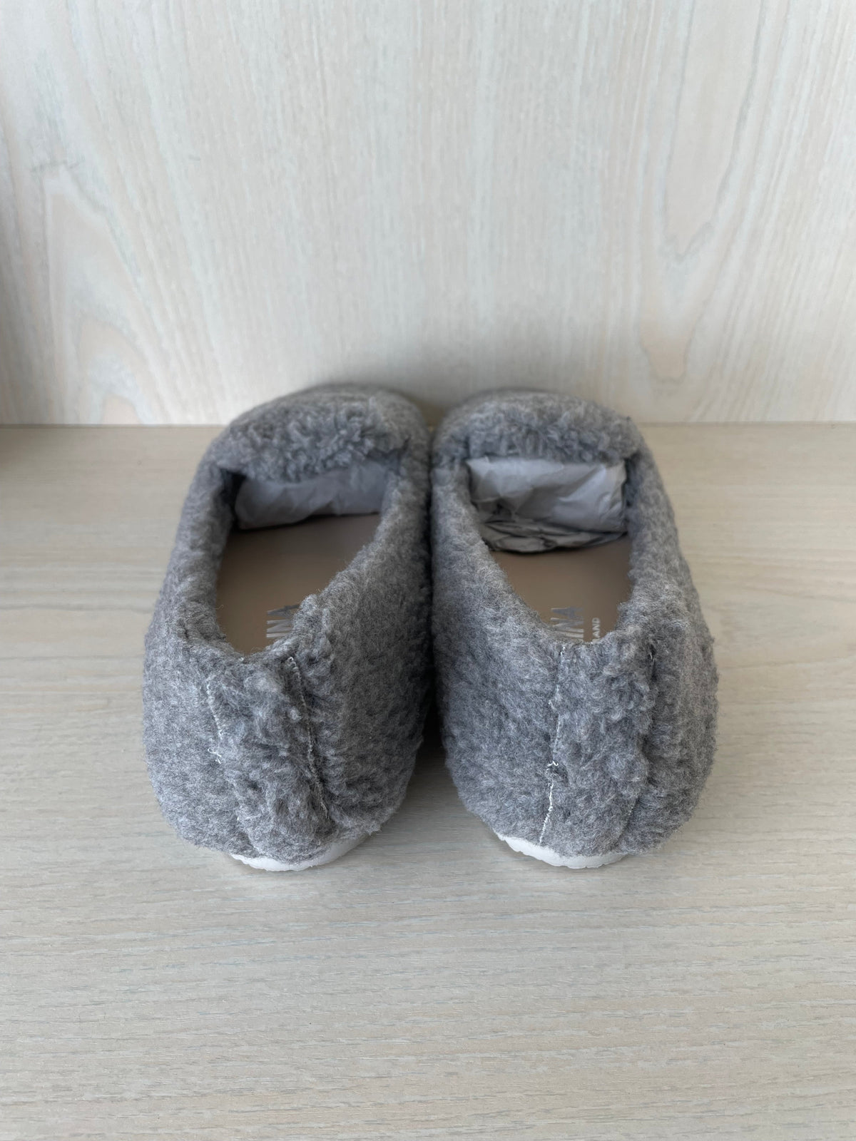 Donna Carolina Slippers Cora Grigio Grau Größe 38 Neu