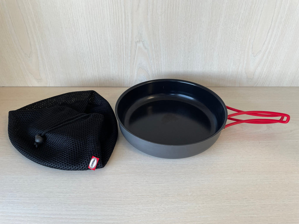 Primus Campfire Pfanne 21 cm – klappbare rote Griffe + Netzbeutel
