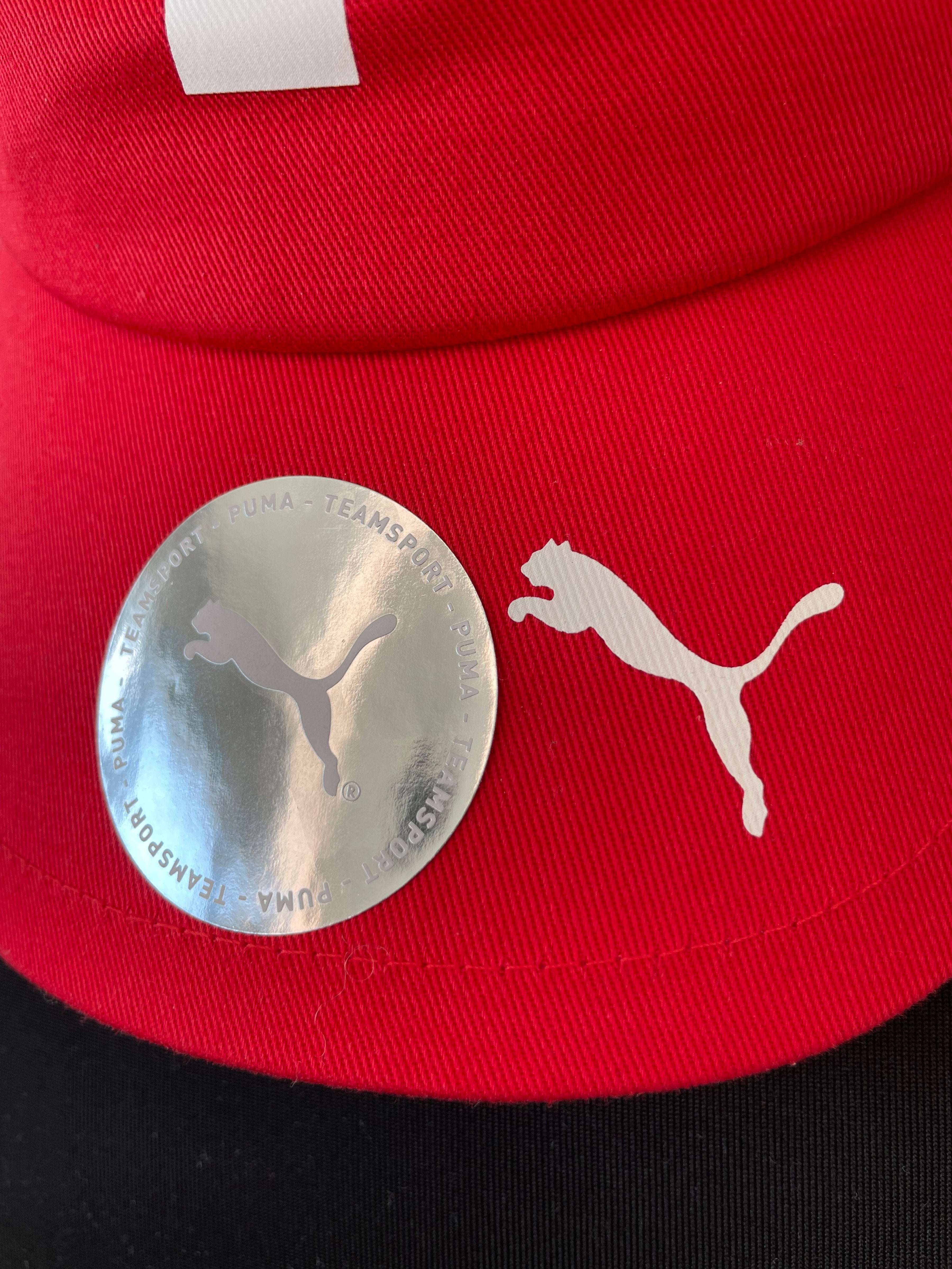 Puma Swiss Soccer Team Cap, Red, Like New
