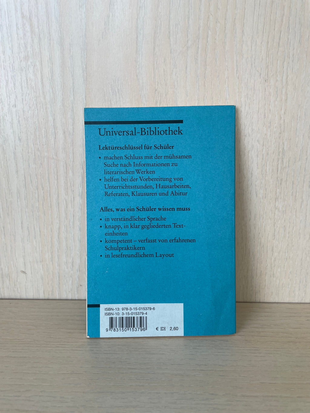 Reclam Study Guide: Die Marquise von O... by Kleist, Paperback, Very Good