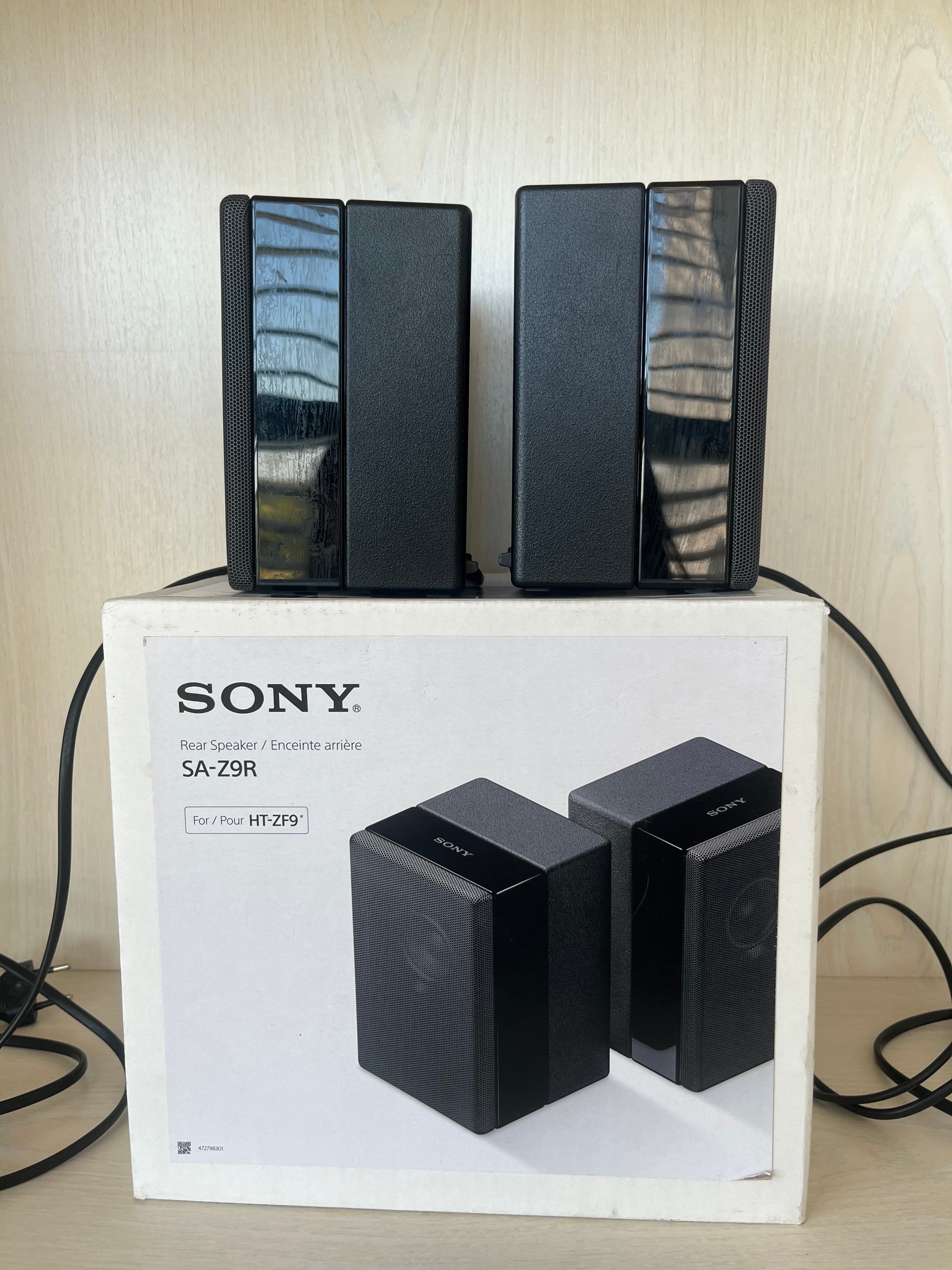 Sony Wireless Rear Lautsprecher SA-Z9R, Schwarz, Kompakt, Zustand: Gut