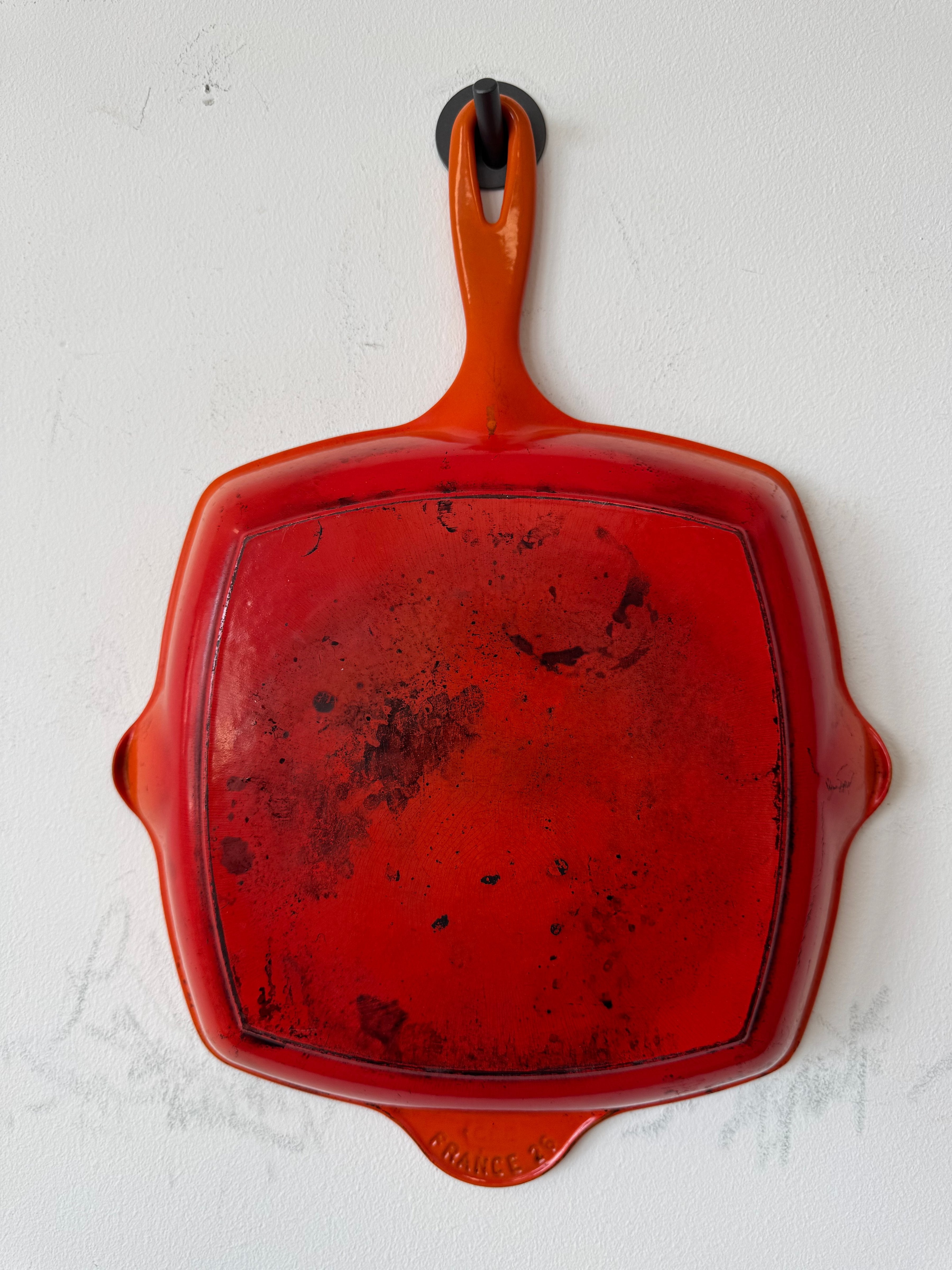 Le Creuset Grillpfanne quadratisch 26cm Orange Gusseisen