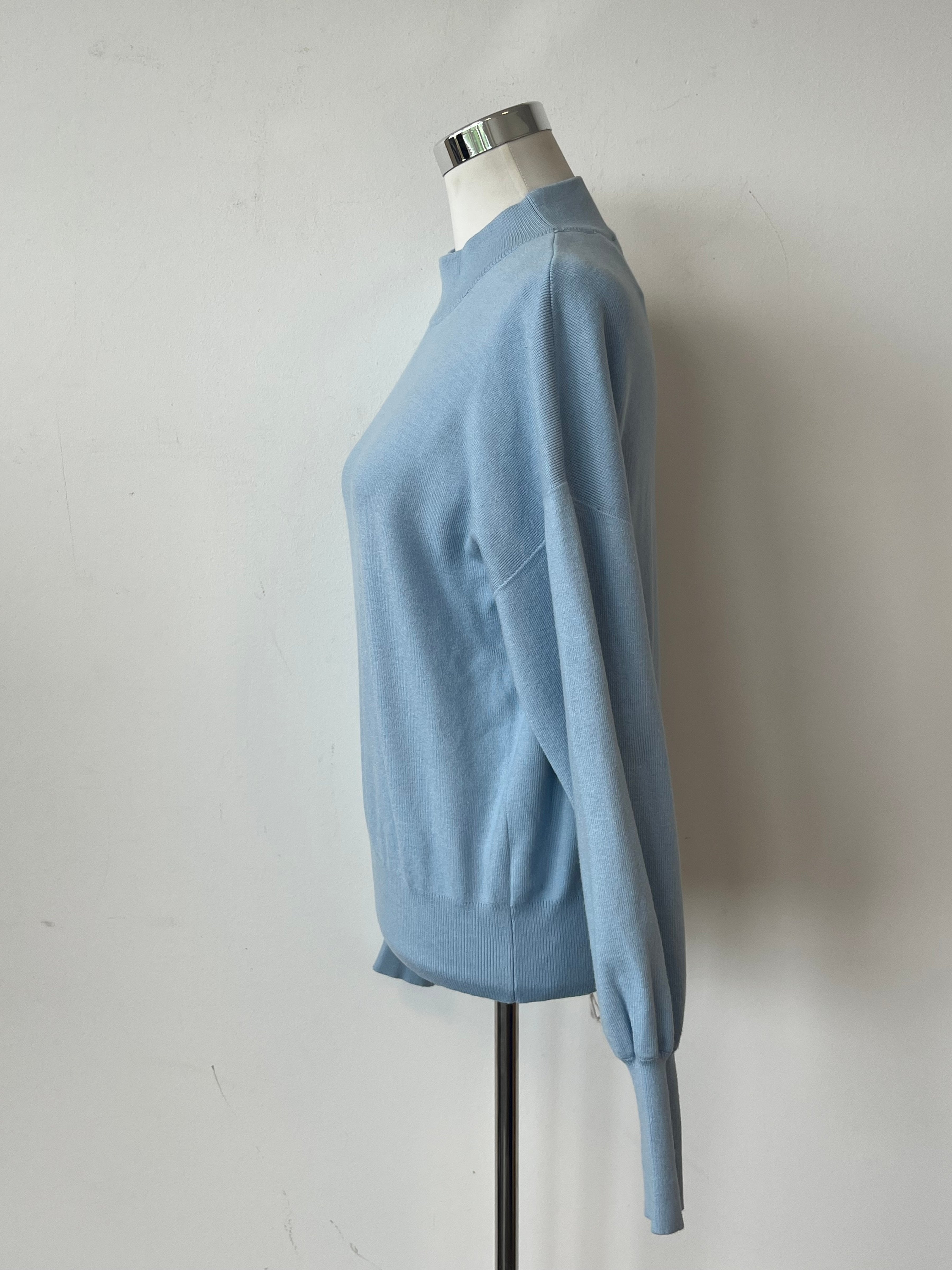 Essentia Women's Wool Cardigan, Light Blue, EU 40/42, Poor Condition