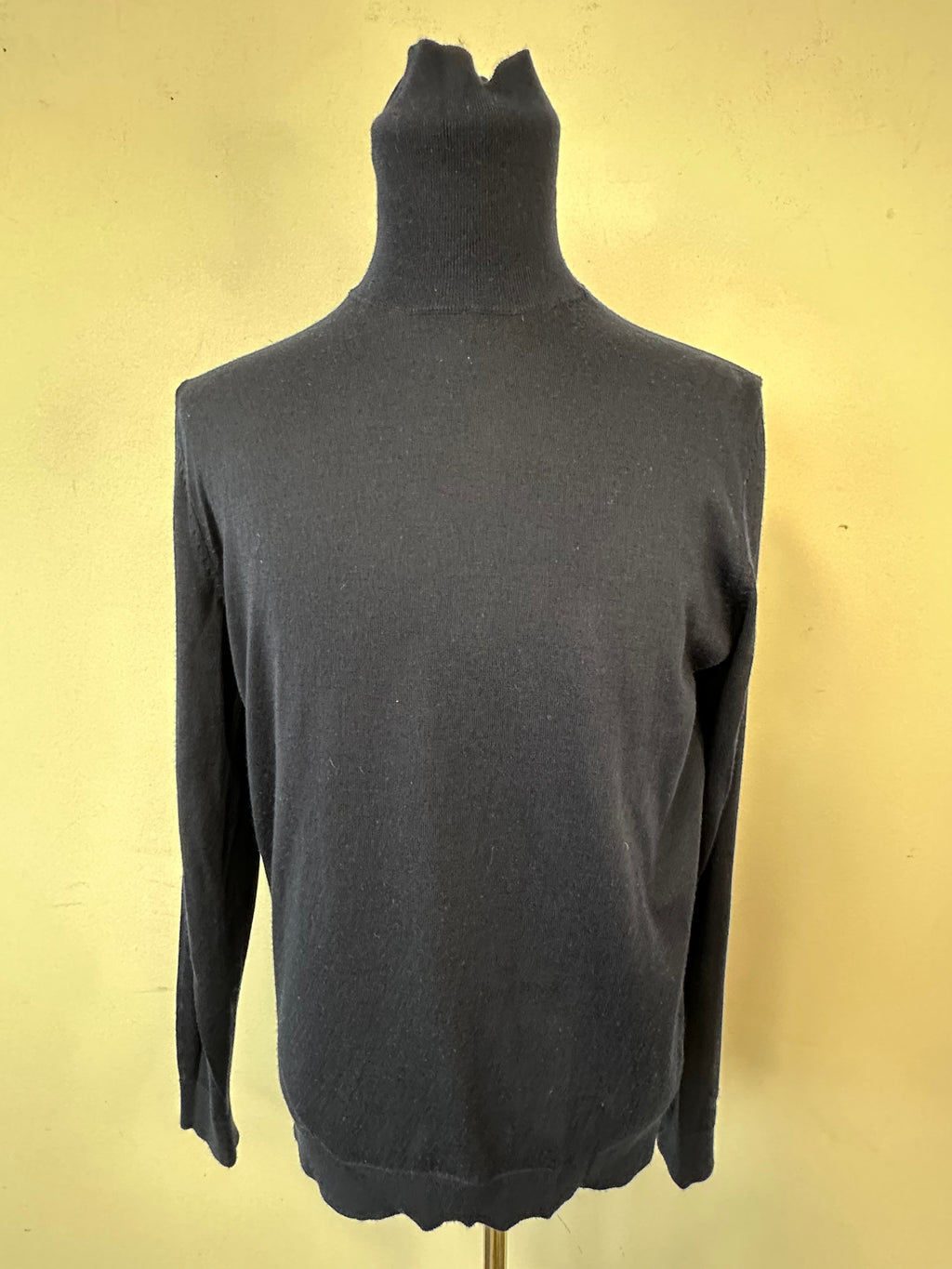 Selected Homme Schwarzer Rollkragenpullover Größe M – sehr guter Zustand