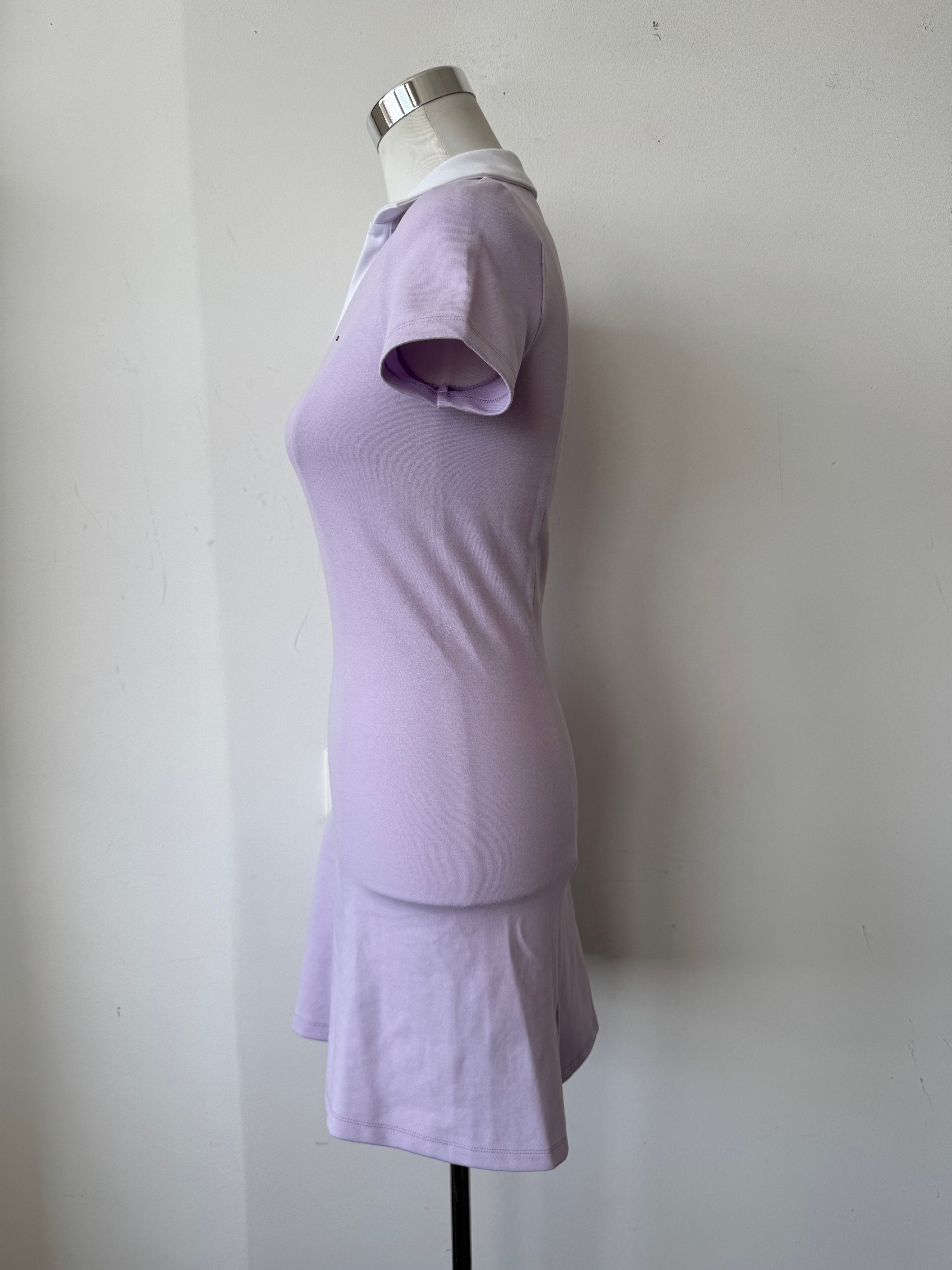 Tommy Hilfiger Polo Dress XS Light Pink White Collar Very Good Condition