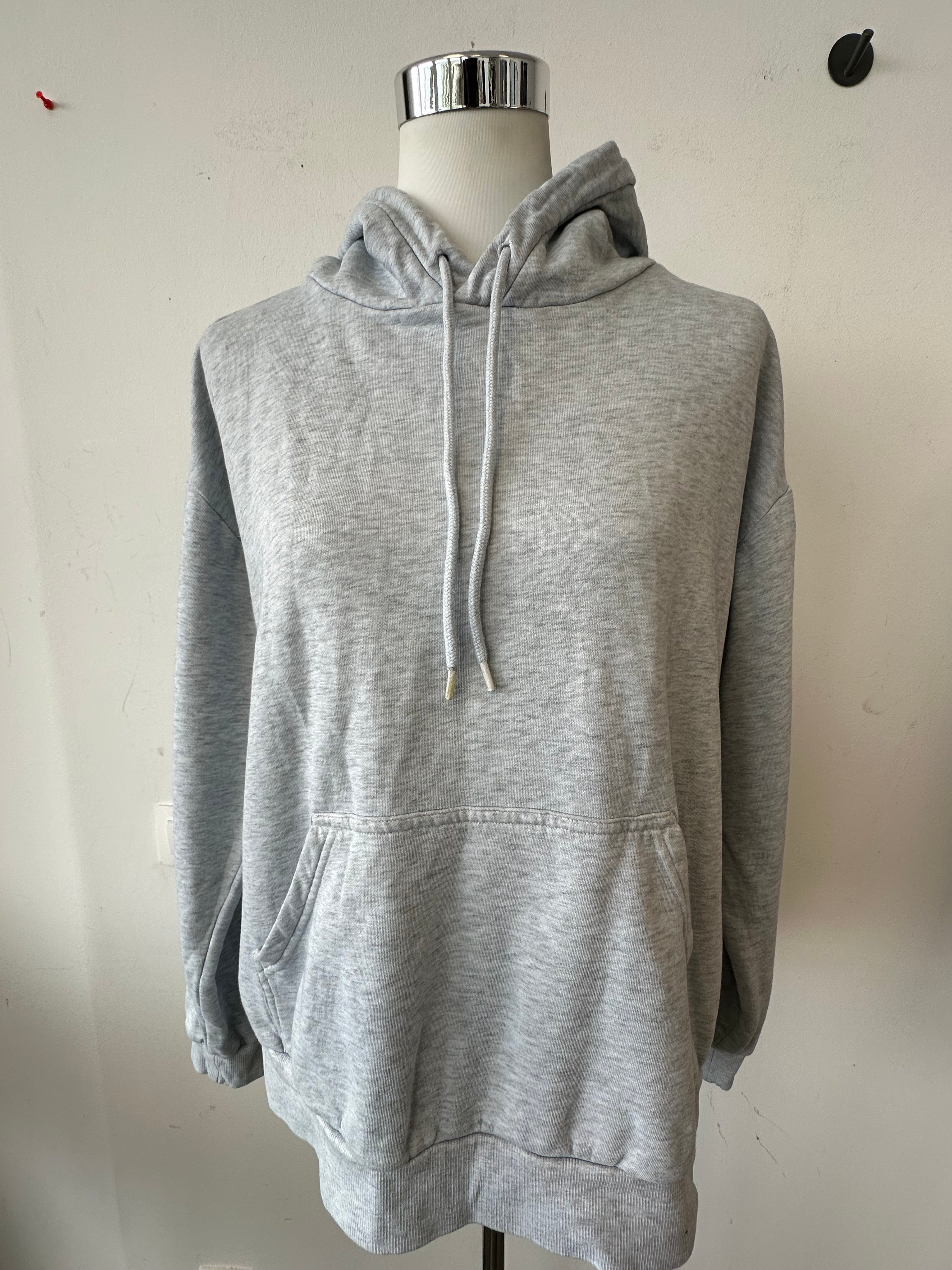 H&M Basic Grey Hoodie, Size M, Very Good Condition
