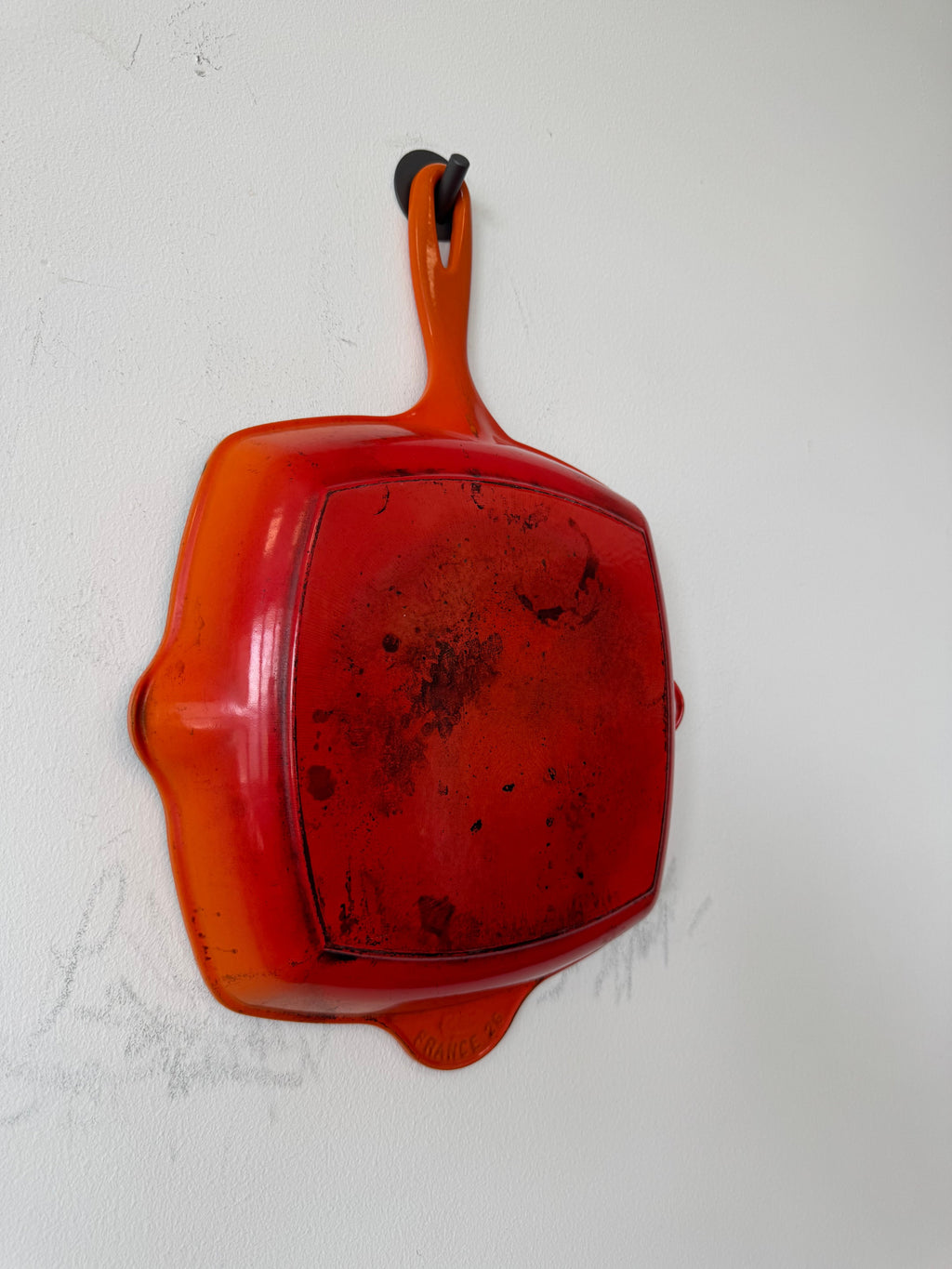 Le Creuset Grillpfanne quadratisch 26cm Orange Gusseisen