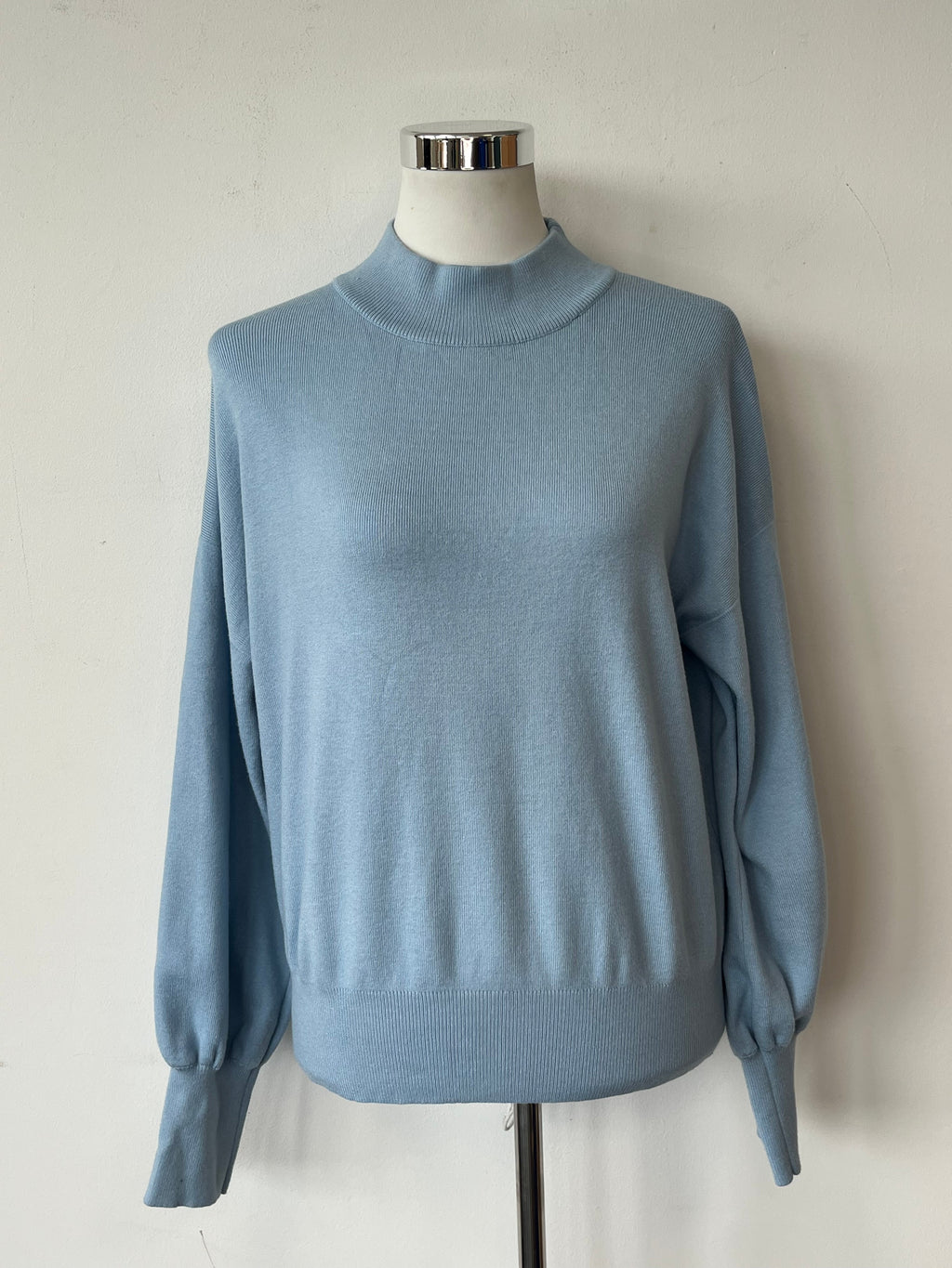 Essentia Women's Wool Cardigan, Light Blue, EU 40/42, Poor Condition