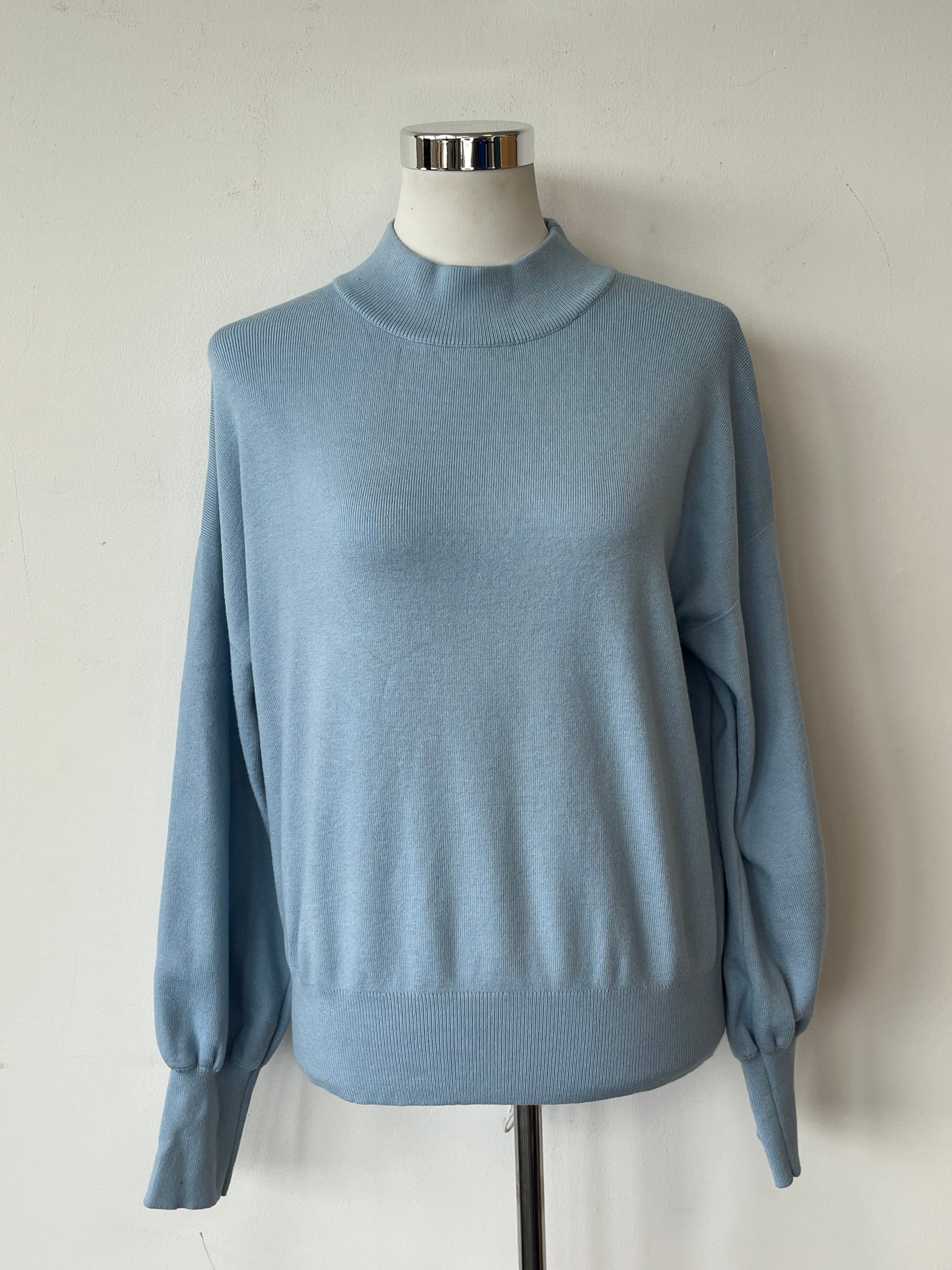 Essentia Women's Wool Cardigan, Light Blue, EU 40/42, Poor Condition