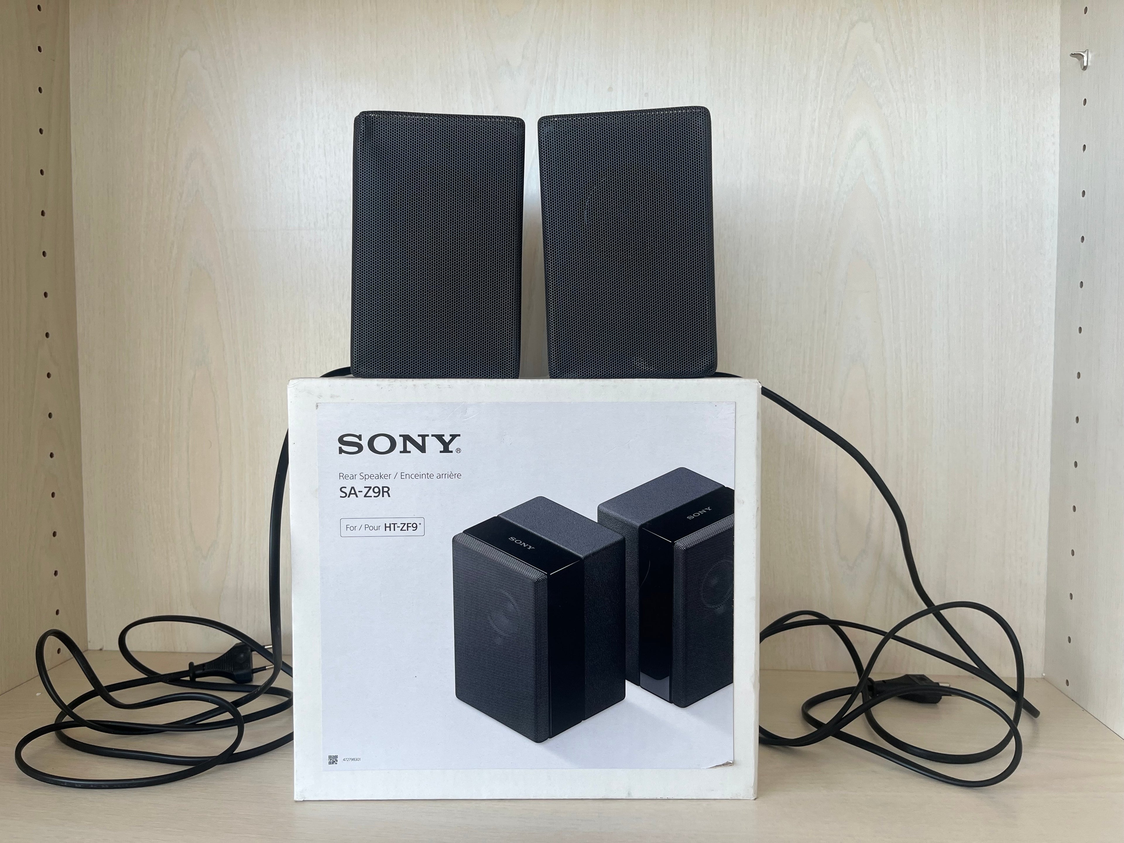 Sony Wireless Rear Lautsprecher SA-Z9R, Schwarz, Kompakt, Zustand: Gut