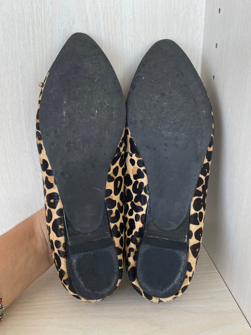 Alma en Pena Animal Print Flats, Leopard, Gr. 38, Zustand: Gut