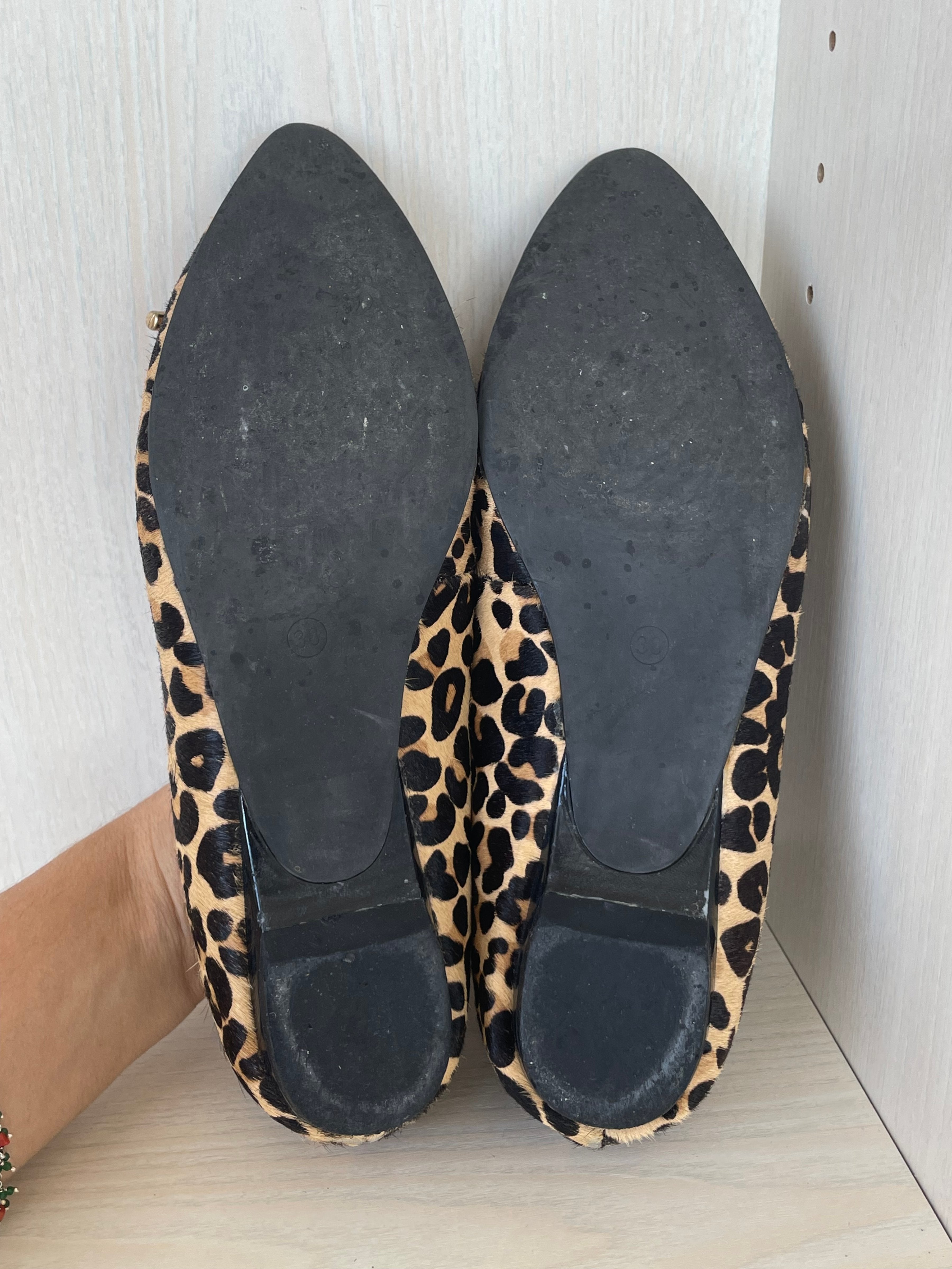 Alma en Pena Animal Print Flats, Leopard, Gr. 38, Zustand: Gut