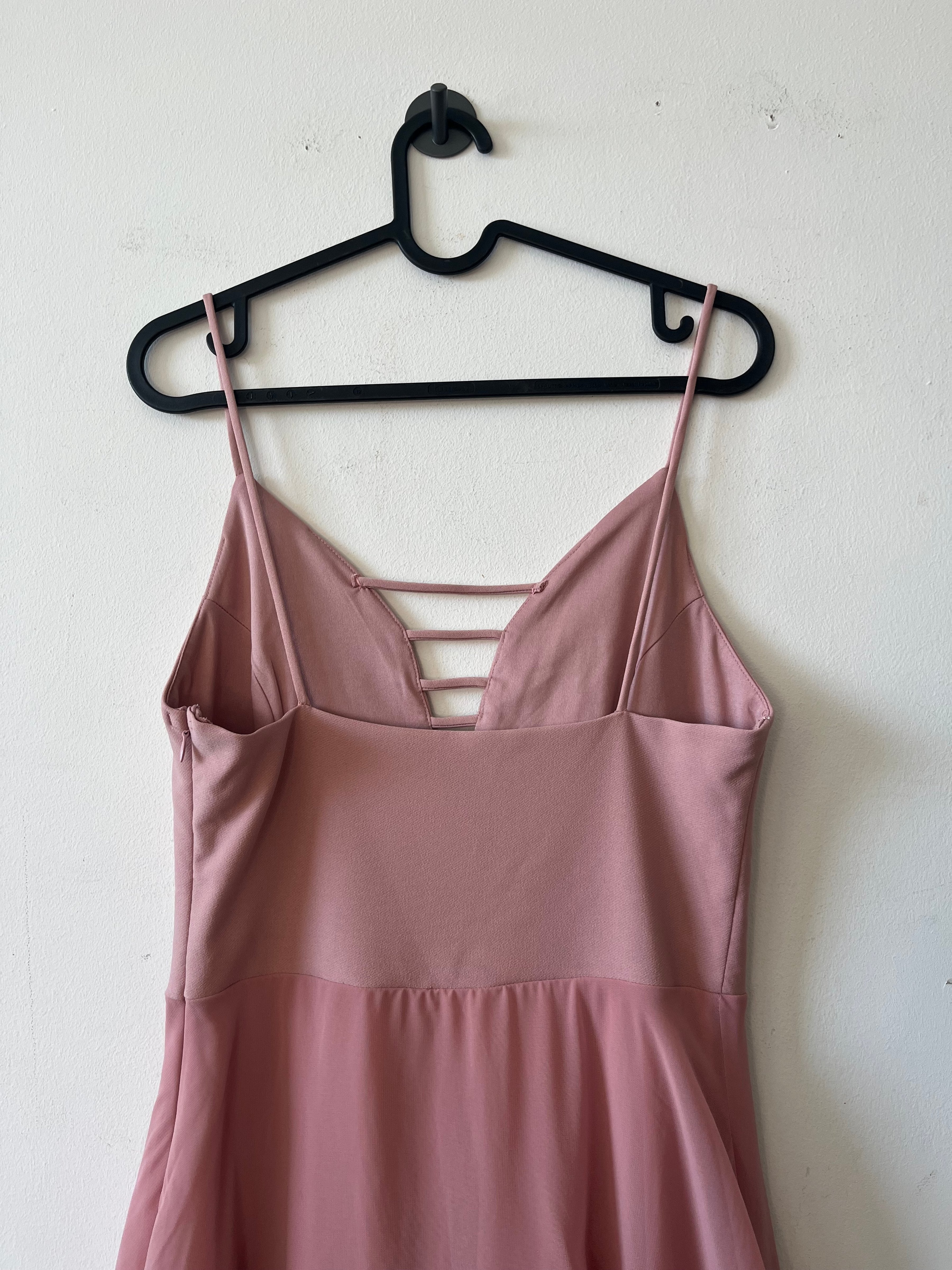 Trendyol Pink Midi Dress, Size 38, Very Good Condition