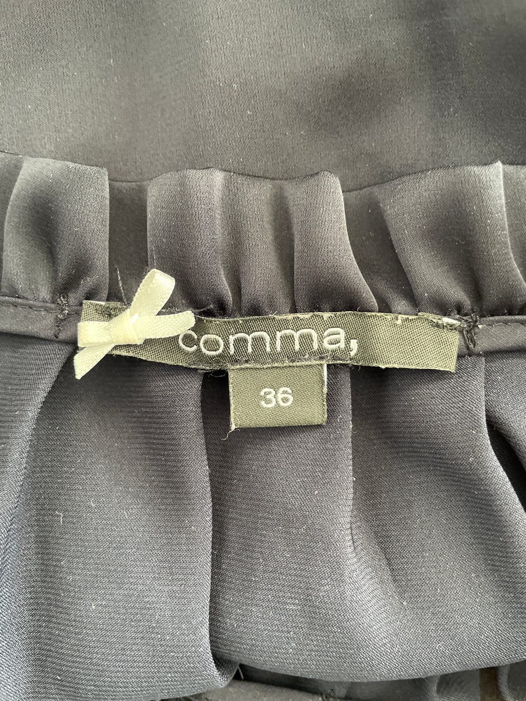 Comma, Bluse – Schwarz, Gr. 36, Sehr Gut