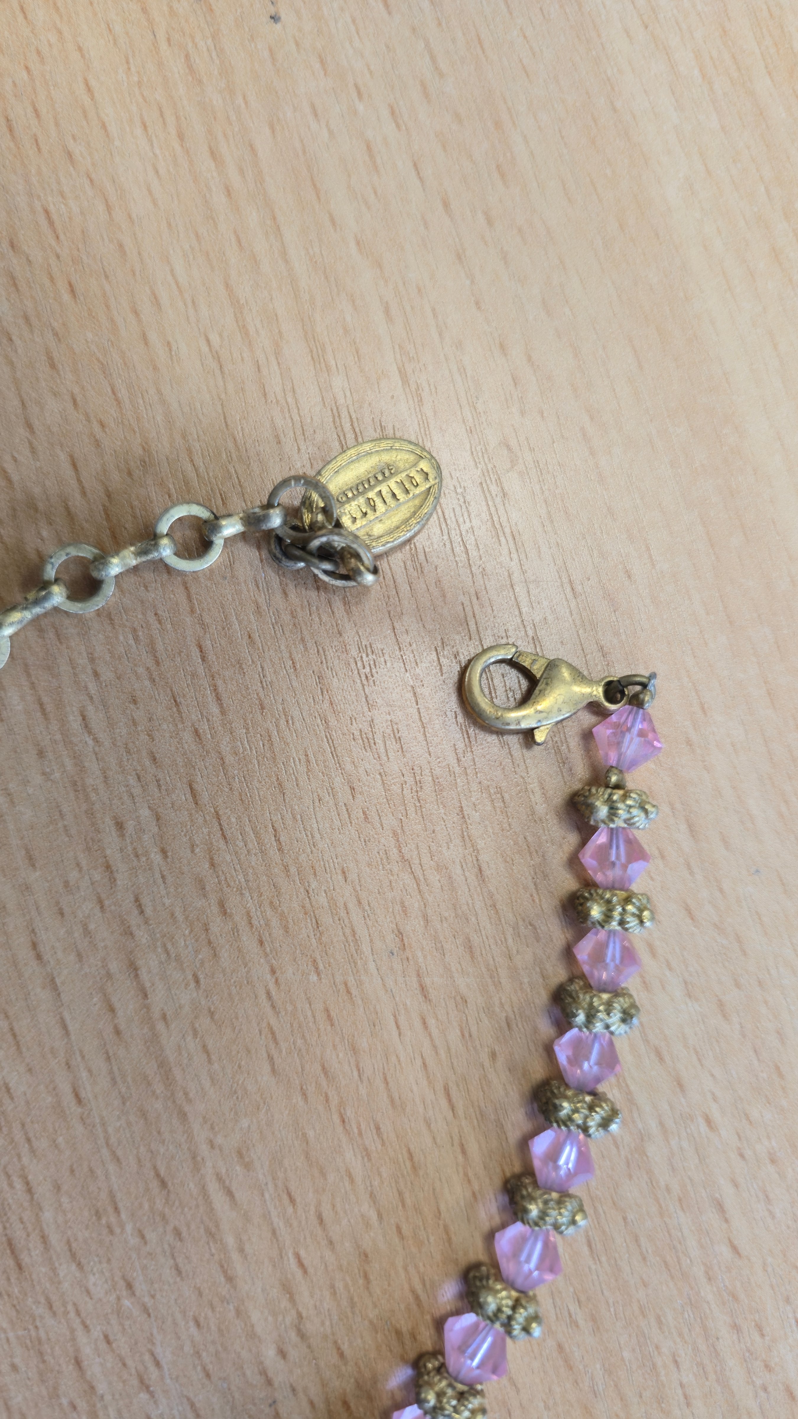 Konplott Pink Sapphire Bracelet, Brass Tone, 20 cm, Normal Use