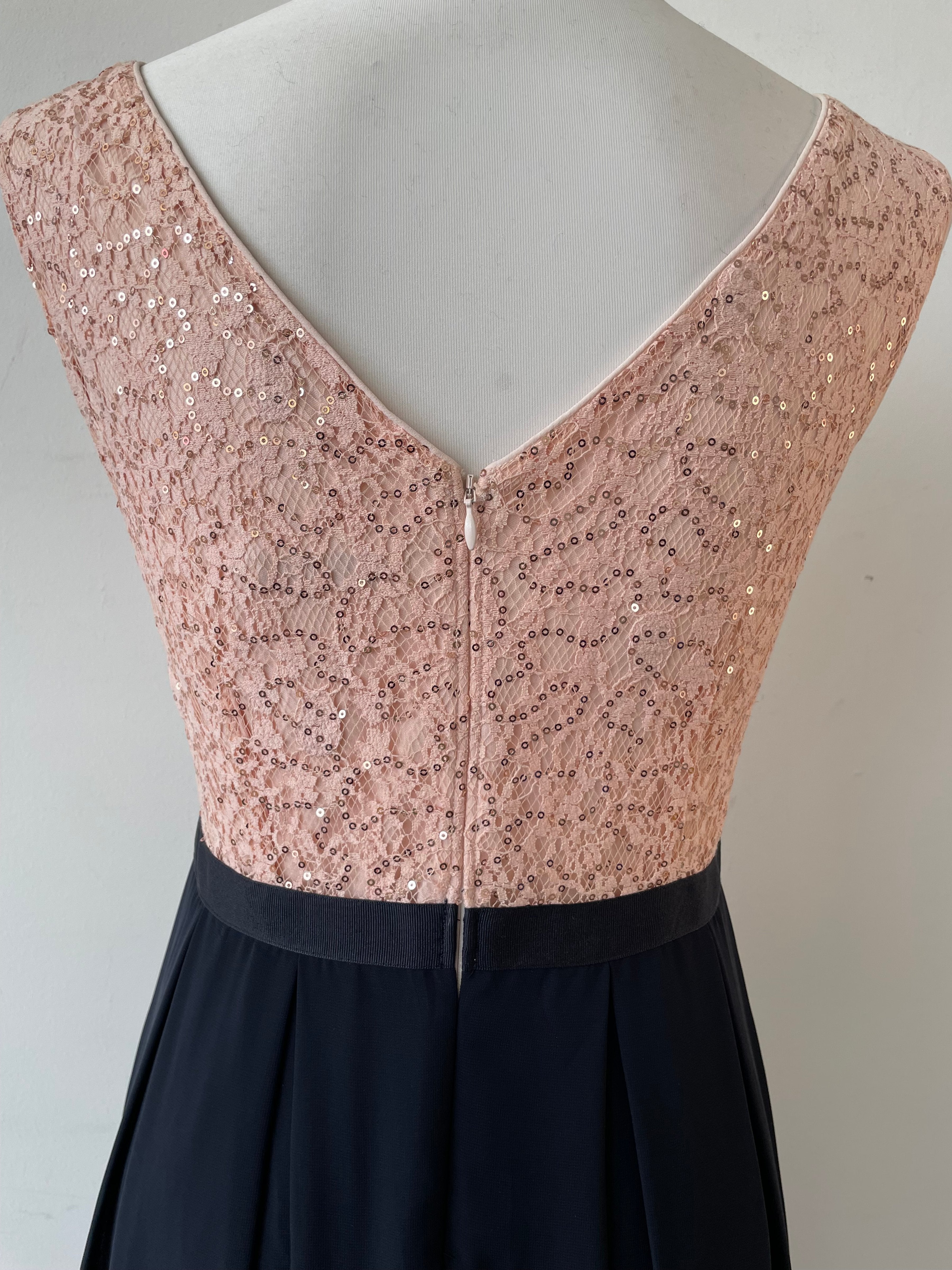 Jake's Collection Cocktailkleid – Zweifarbig, Größe 38, Sehr Gut
