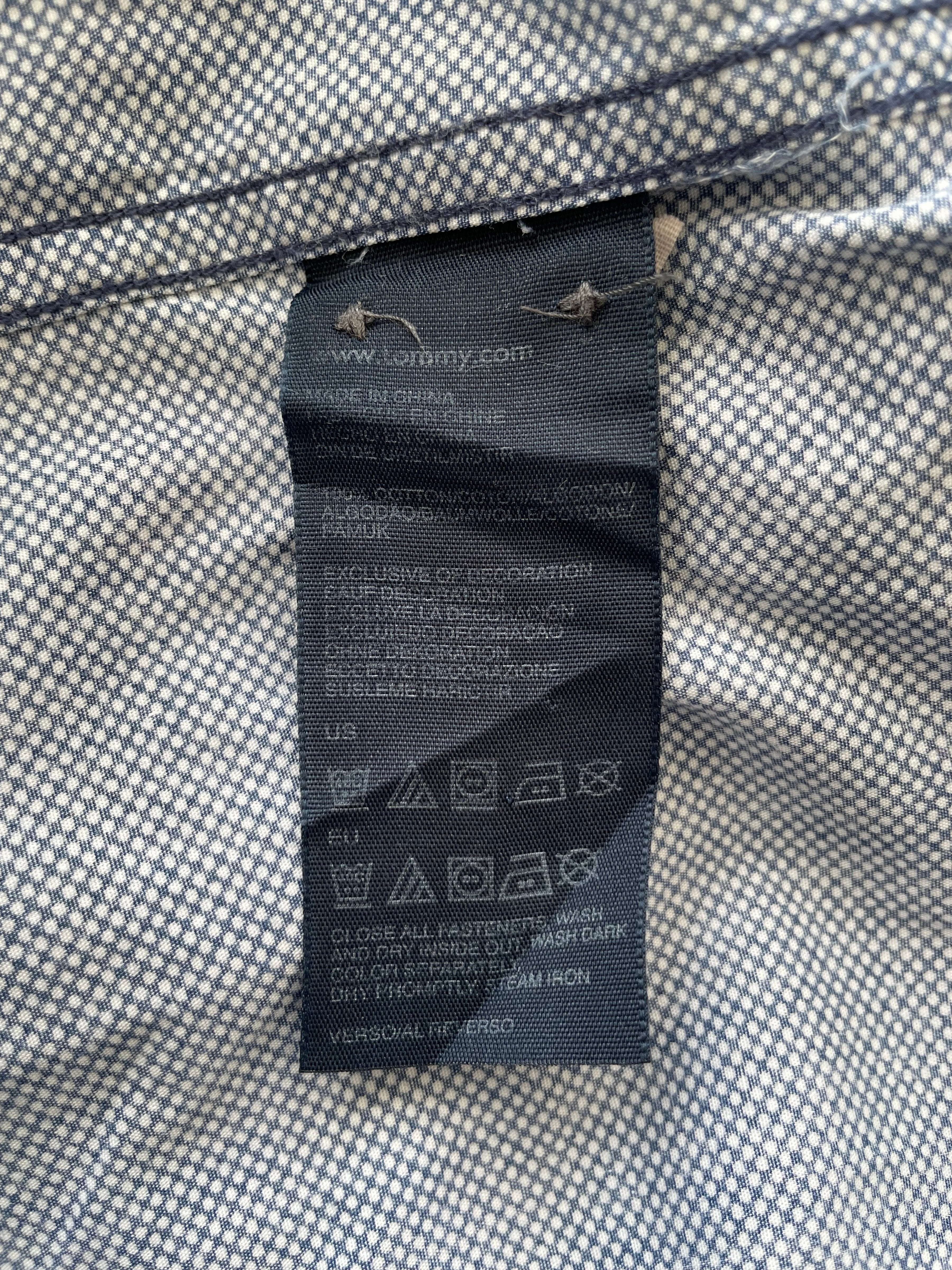 Tommy Hilfiger Men's Slim Fit Blue Shirt, Size M, Very Good Condition