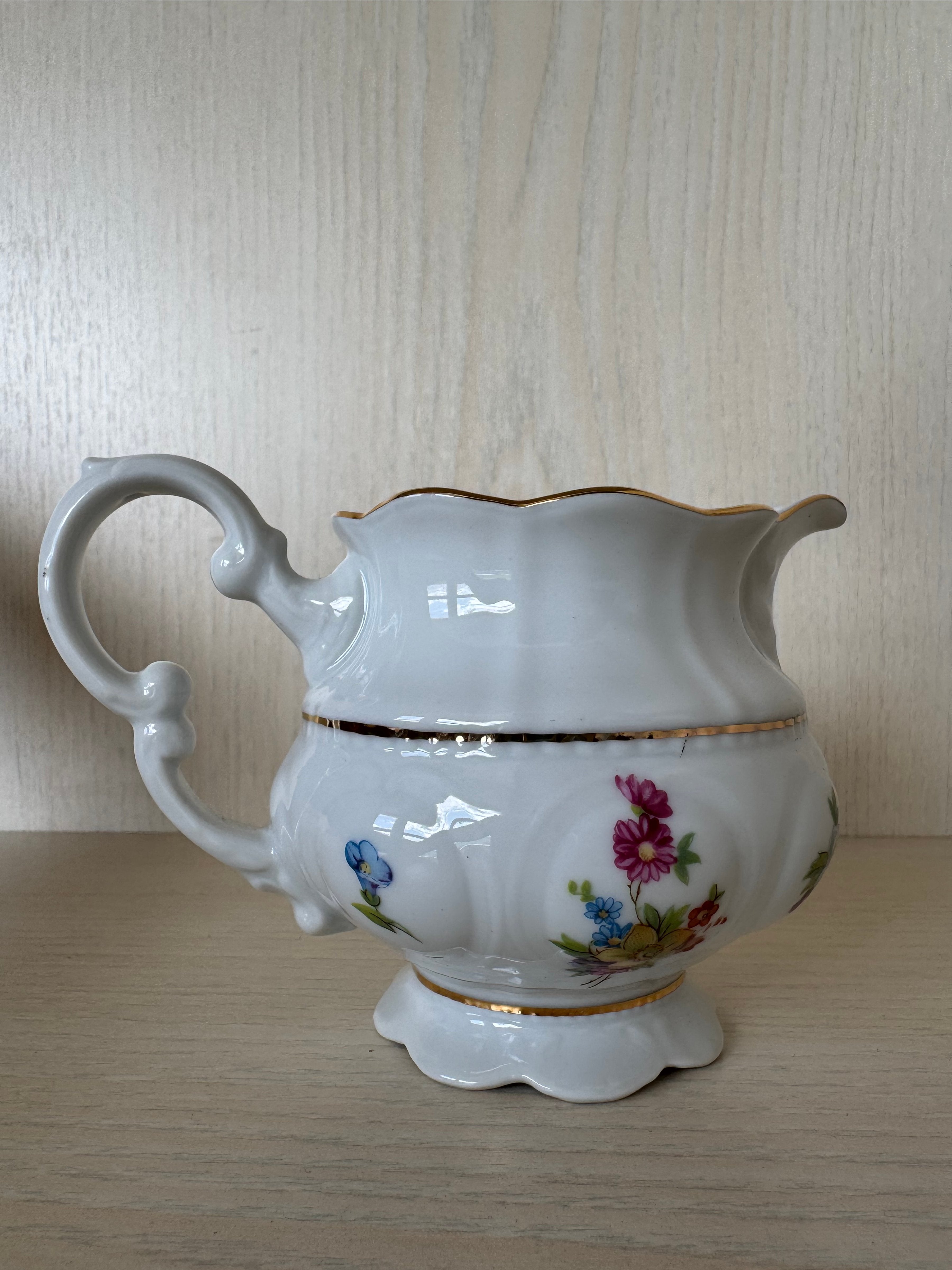 Leander Porzellan Sahnekännchen, 9cm, Ø7cm, sehr guter Zustand