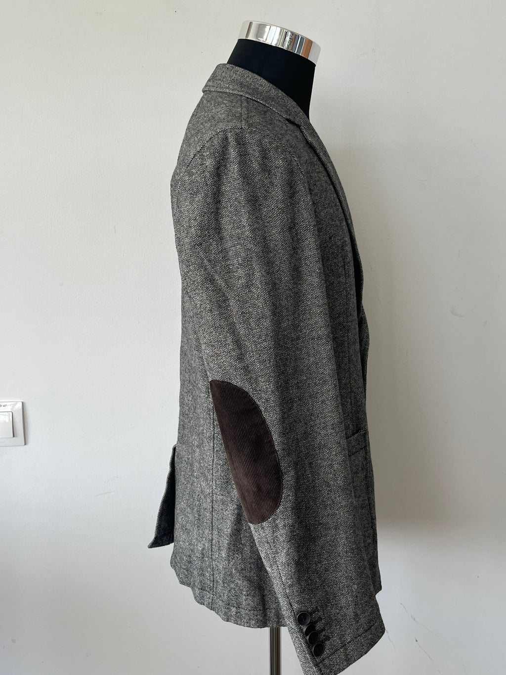 s.Oliver Gray Wool Blend Blazer, Size L - Very Good Condition