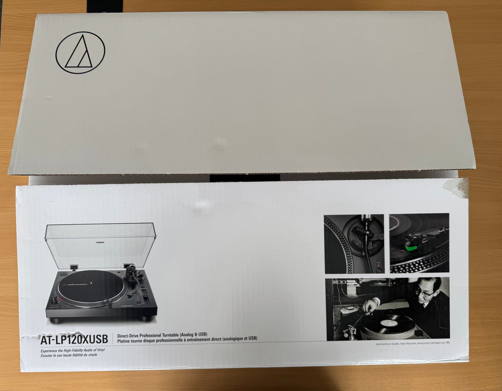 Audio-Technica Plattenspieler AT-LP120XUSB Schwarz, Sehr Gut