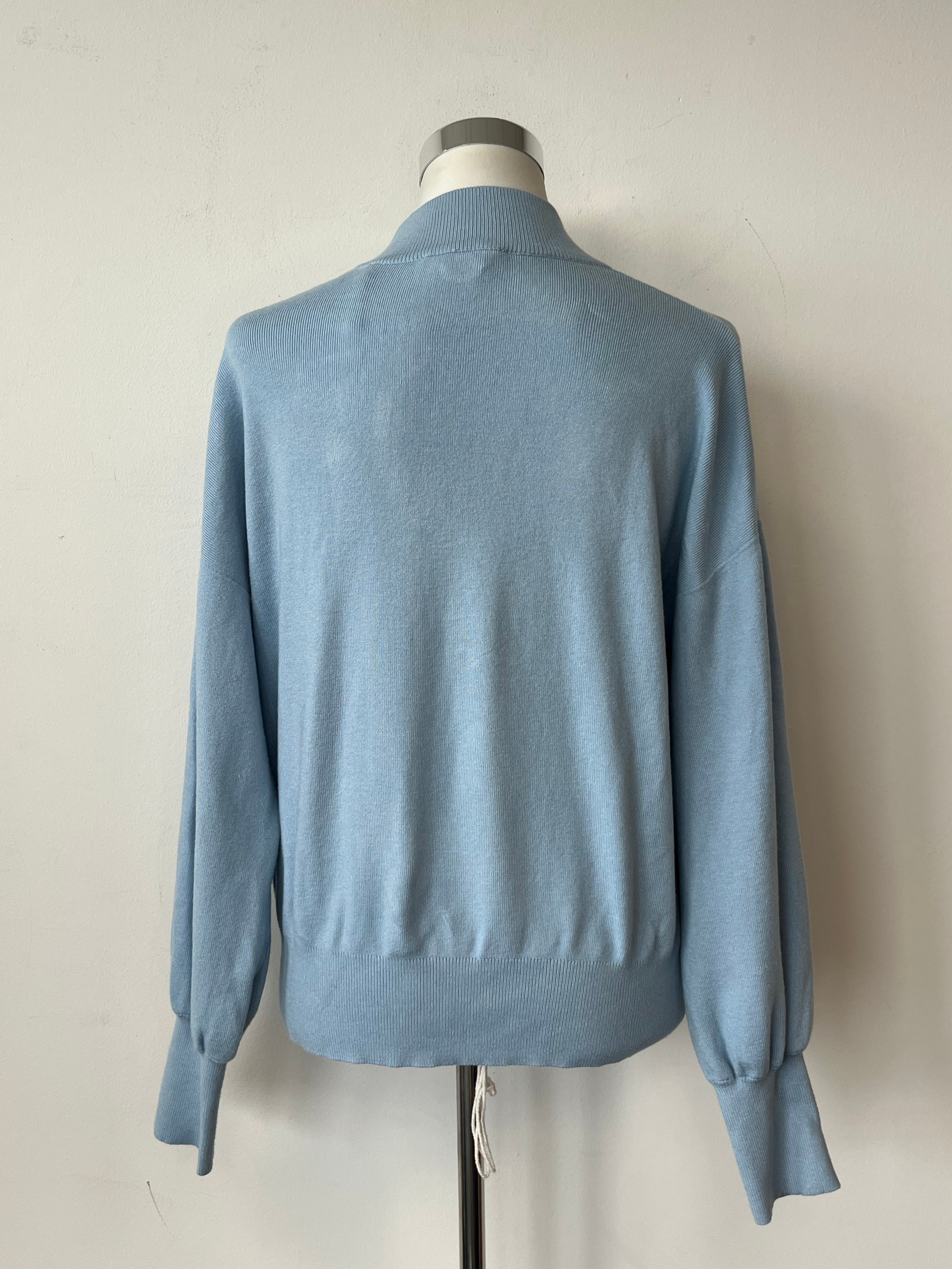 Essentia Women's Wool Cardigan, Light Blue, EU 40/42, Poor Condition