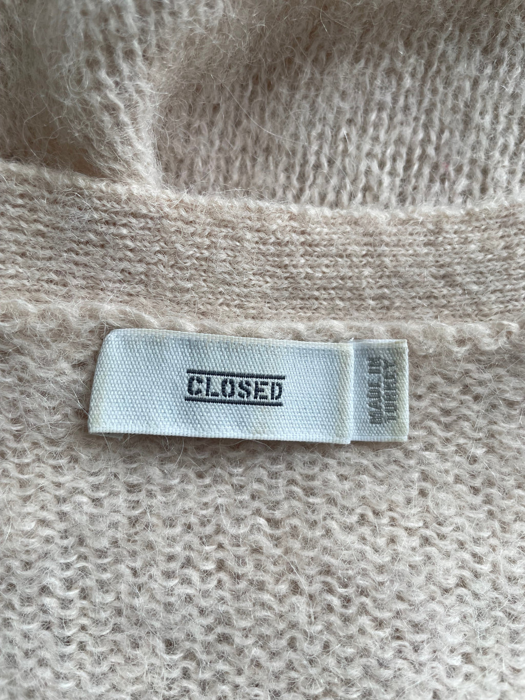 Closed Cardigan Alpaka-Mix Beige S, Sehr Gut
