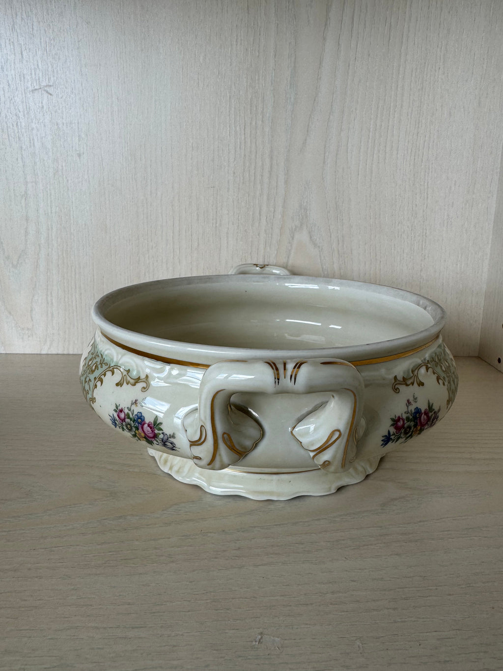 Epiag Fine China Suppenterrine, Porzellan, Weiß, Ø20,5cm, H9cm, gebraucht