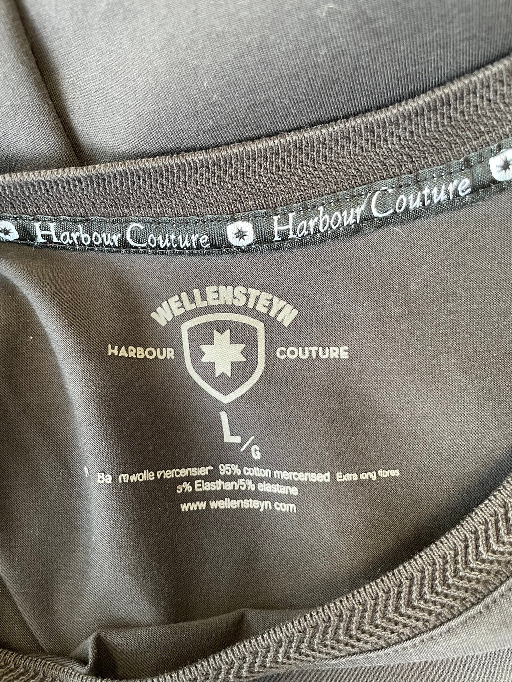 Wellensteyn „Harbour Couture“ T-Shirt | Größe L | grau | normal gebraucht