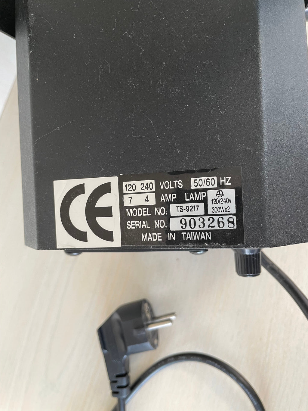 Eliminator Lighting E-109 Mushroom, Schwarz, Kompakt, Zustand: Gut