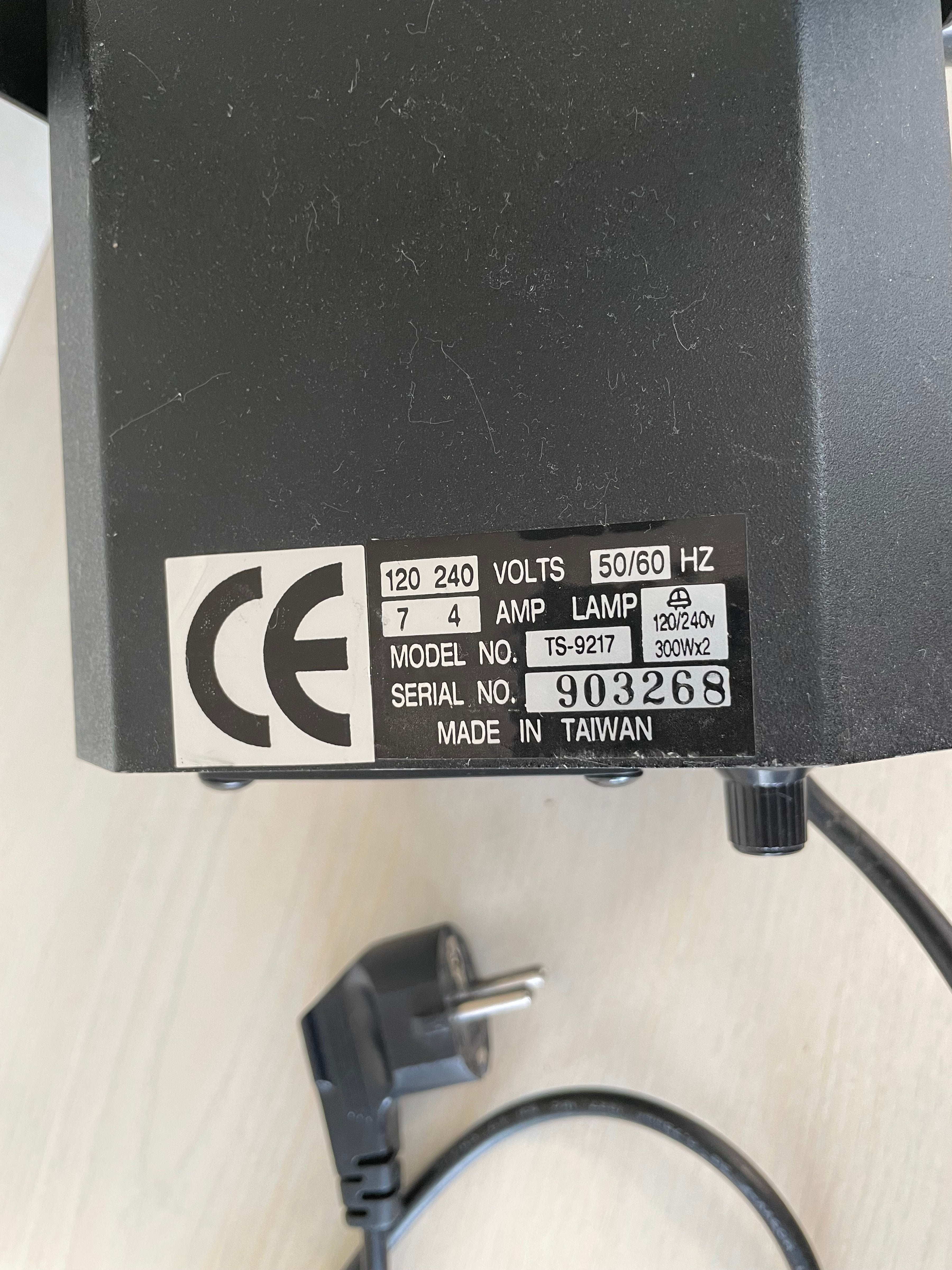 Eliminator Lighting E-109 Mushroom, Schwarz, Kompakt, Zustand: Gut